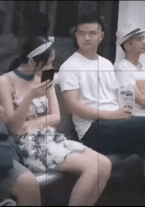 这男的牛逼，有点像姚明又有点像李宇春。