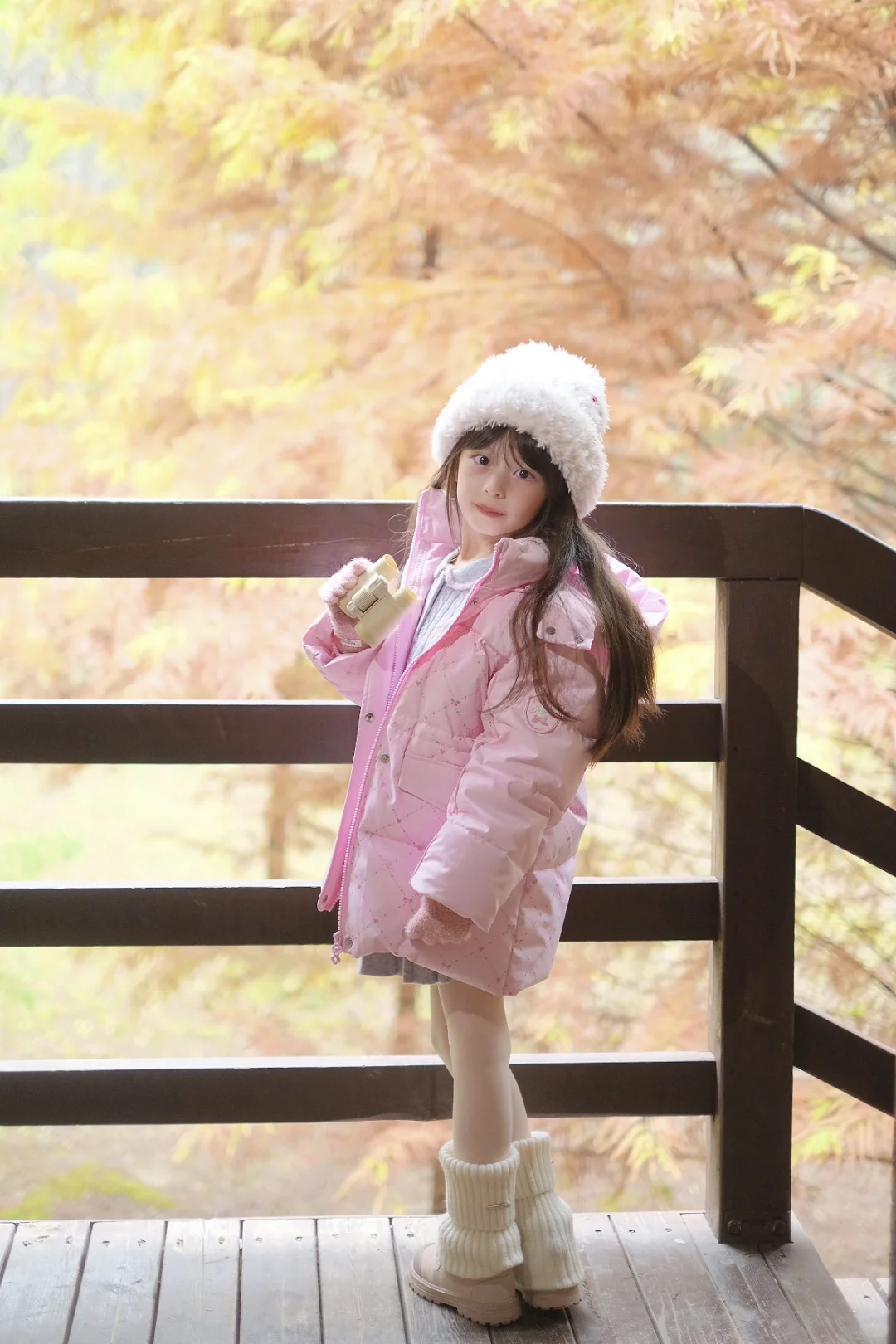 宝藏小孩过冬天啦！