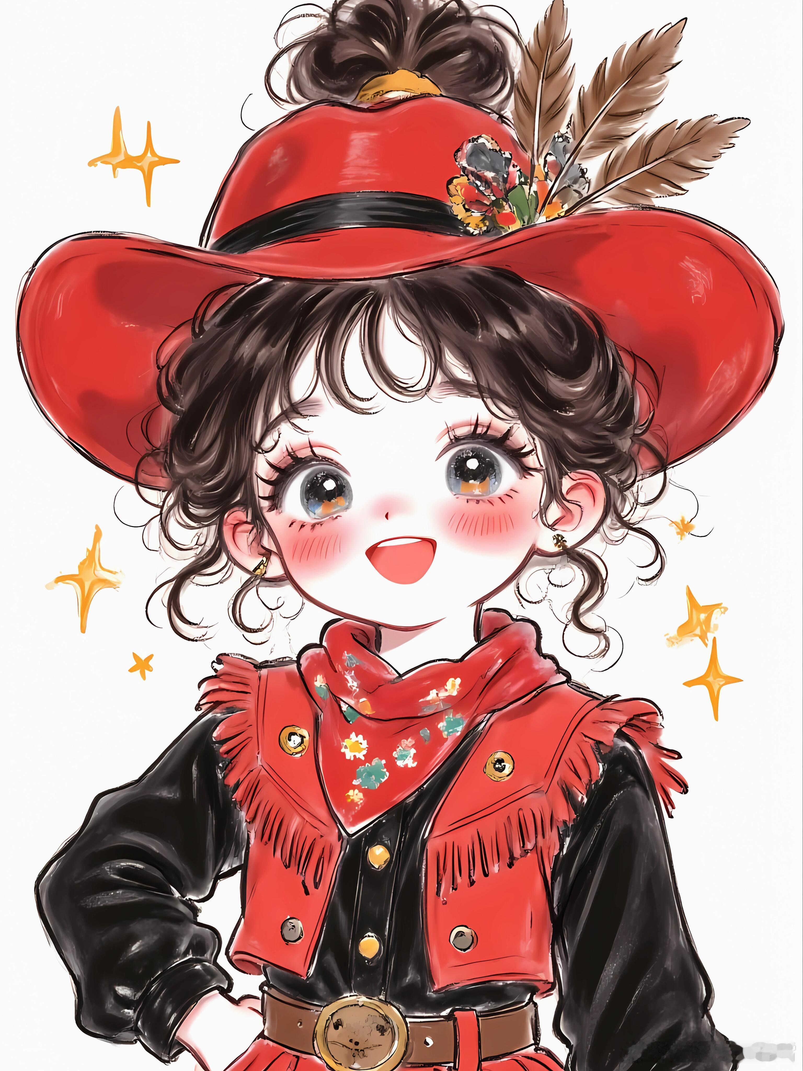 十二花神｜西部牛仔少女，复古又可爱 