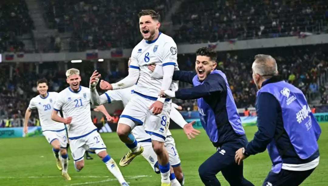 今晚幾場世界盃外圍賽附加賽都好有睇頭！科索沃淘汰斯洛伐克之後，該國總理卻迪（Al