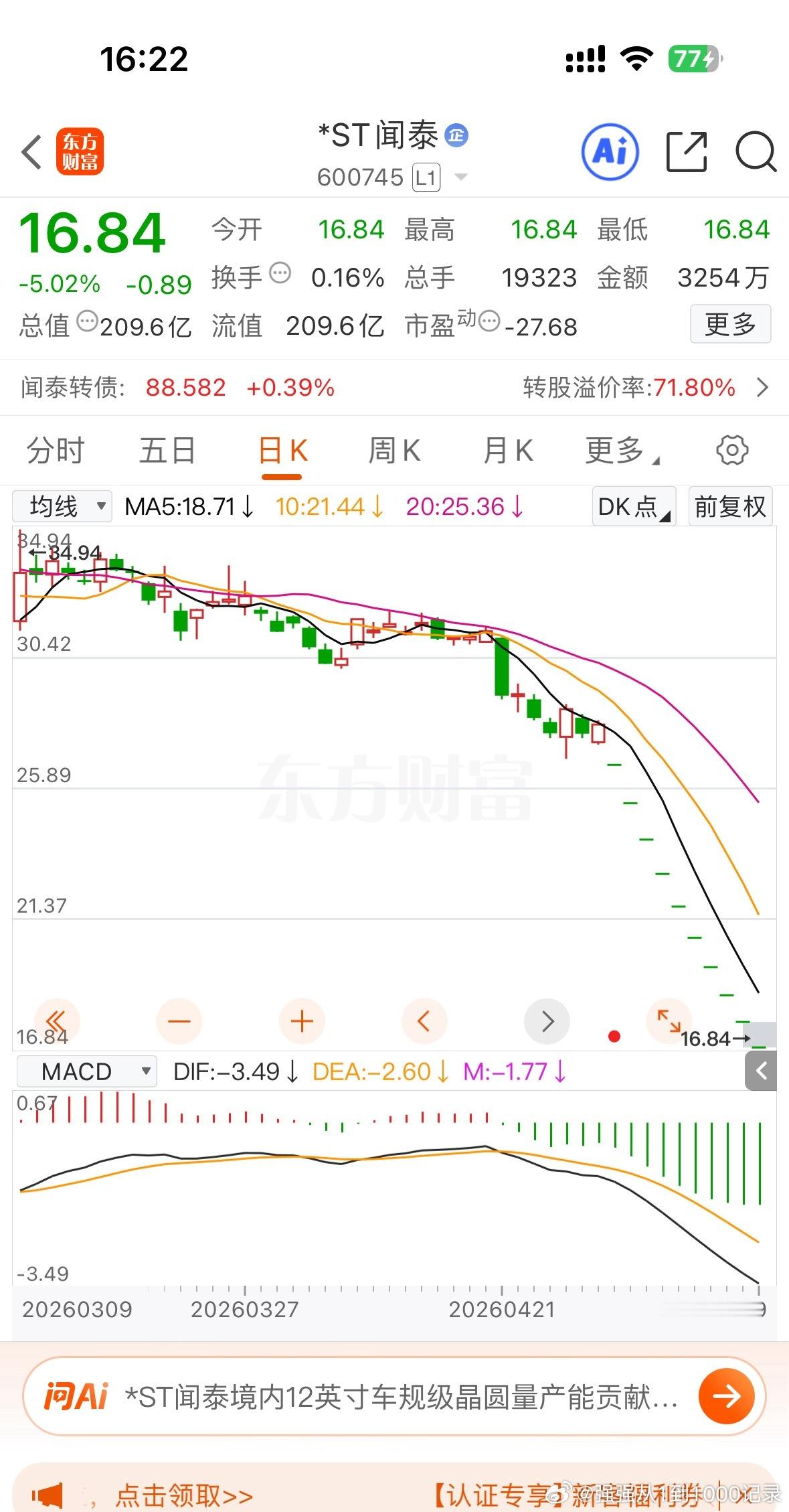 st闻泰连续12个跌停，这种存在的意义是啥？连续跌停的时候怎么不管管