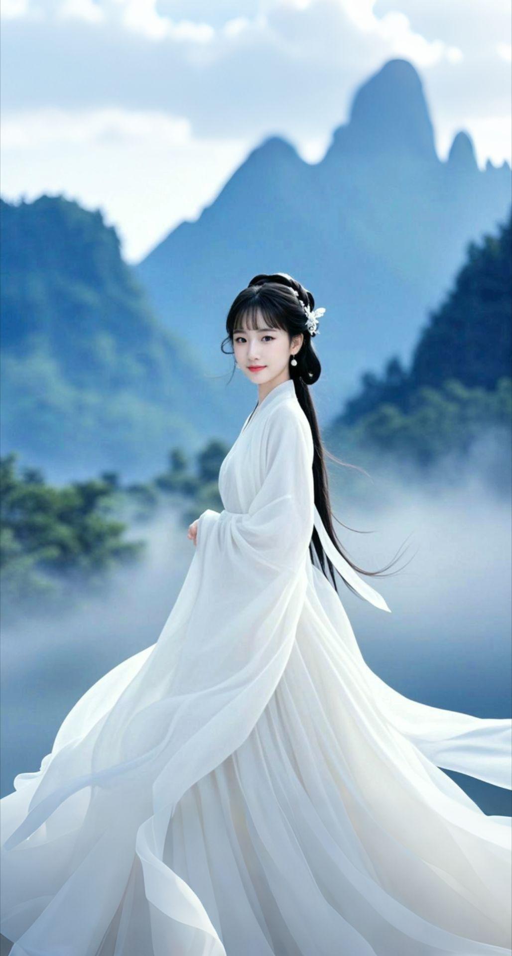 AI扩图 AI云间素影