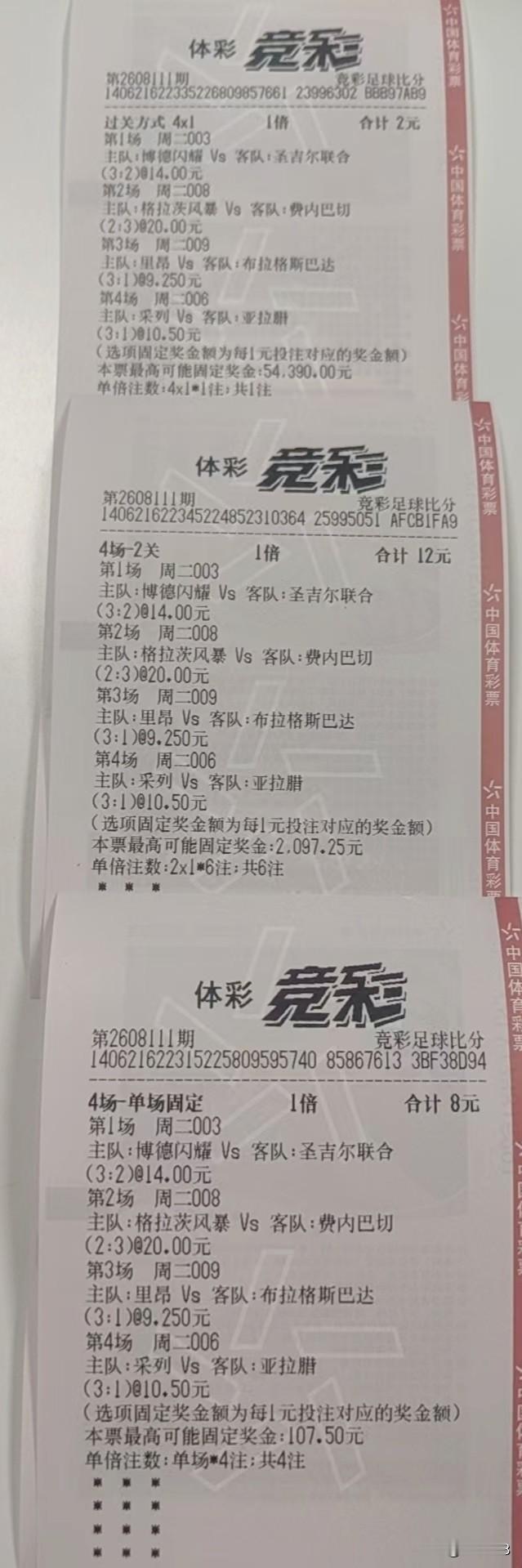 今晚欧冠预测一把比分，单关、2关、4关
博德闪耀vs圣吉尔联合，3-2；
格拉茨