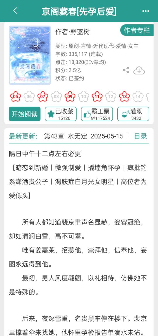 高岭之花下神坛为爱发疯，占有欲强到病态❗
