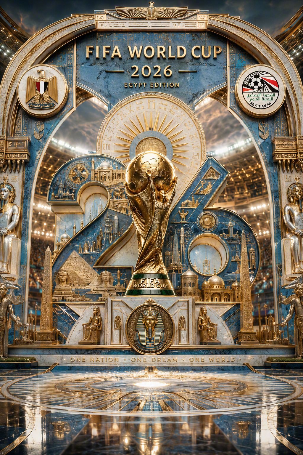 世界杯How I AI ✨ 豪华 3D 风格！ FIFA 世界杯海报！利用GPT