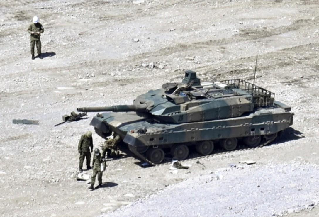 【高科技坦克内炮弹故障致陆上自卫队3人死伤恐将给日本武器出口带来阴影。】4月22