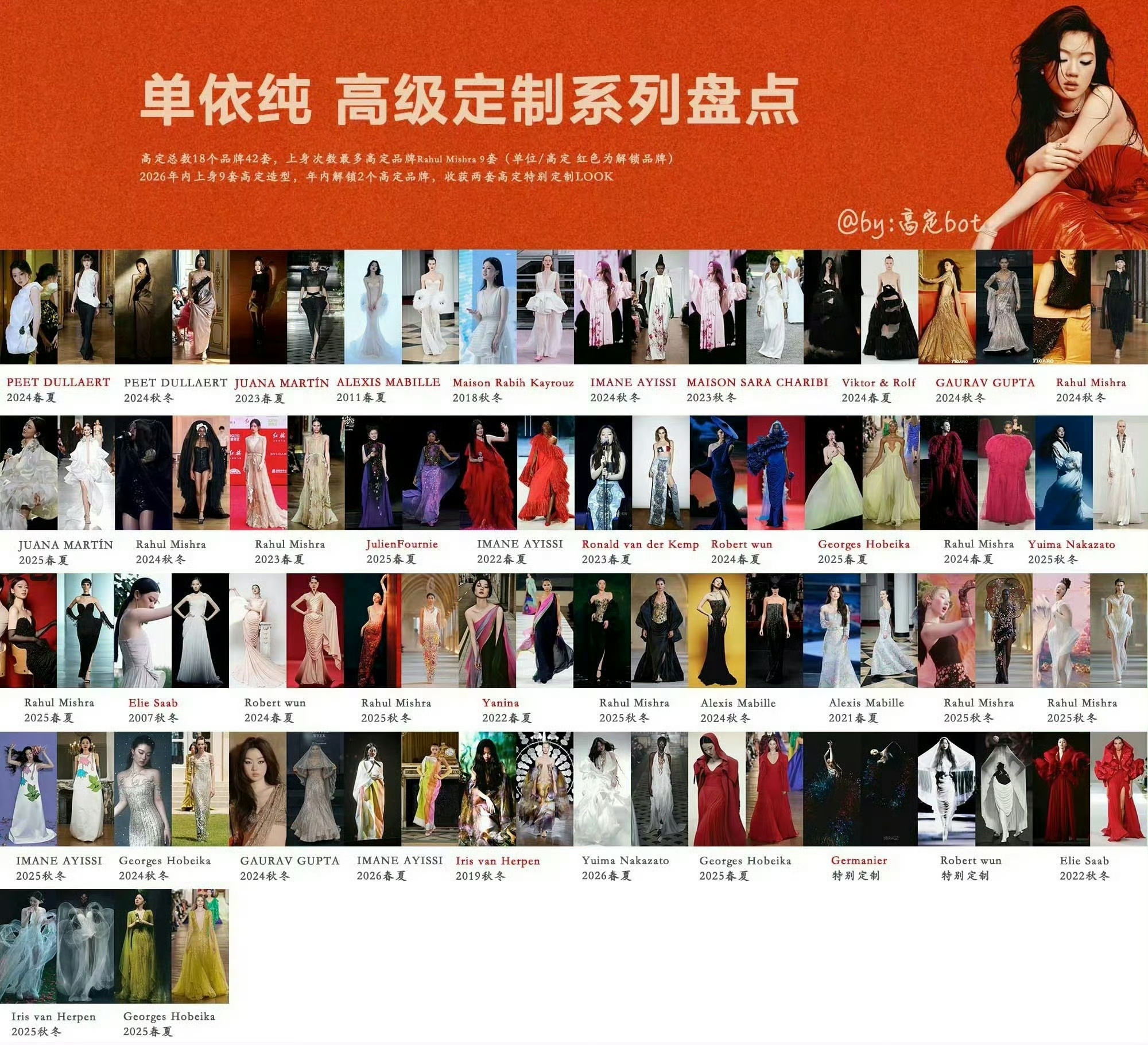 单依纯高定造型汇总 不盘不知道，单依纯今年已经上身9套高定了，蛋岛演唱会和高定秀