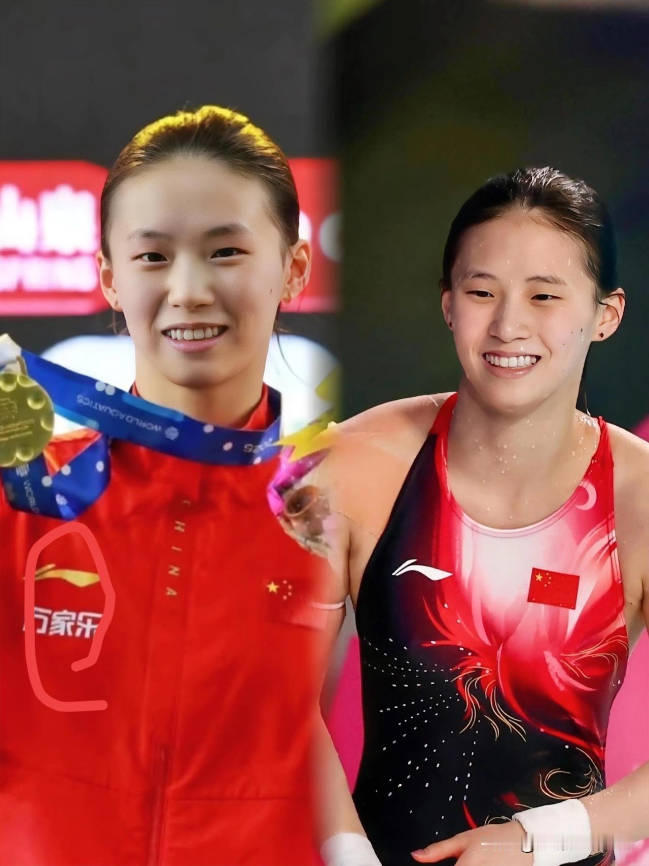 
果不其然！
四年前的全运会！
陈芋汐输给全红婵，那时的她还没有真正踏入国家队