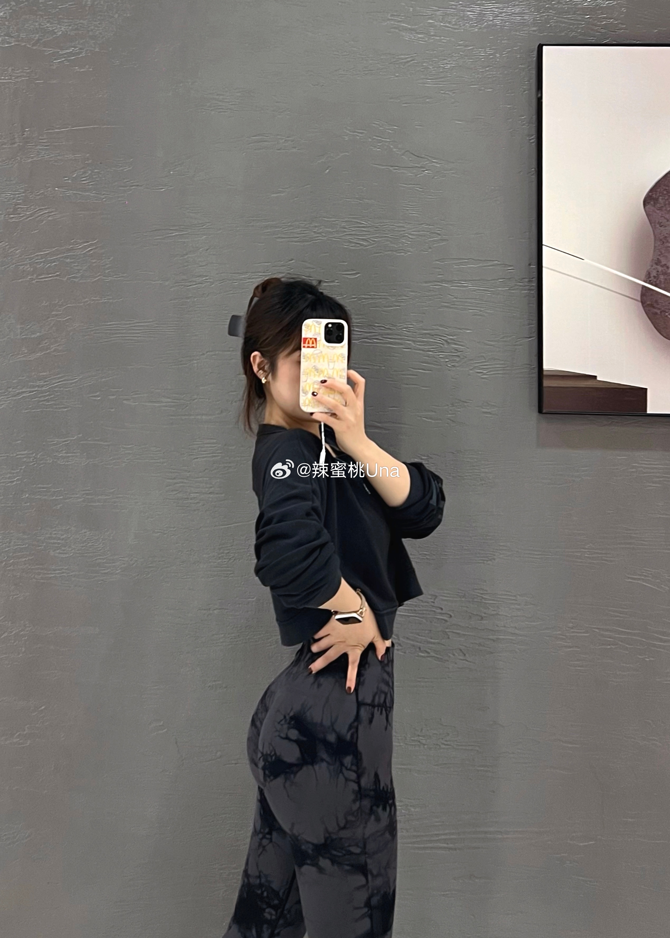我做的低脂版火鸡面和我煎的一颗碎蛋。 ​​​