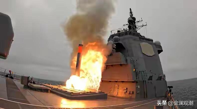 小日本难备“出手”了？在太平洋上试射“战斧”巡航导弹…

日本海上自卫队“鸟海”