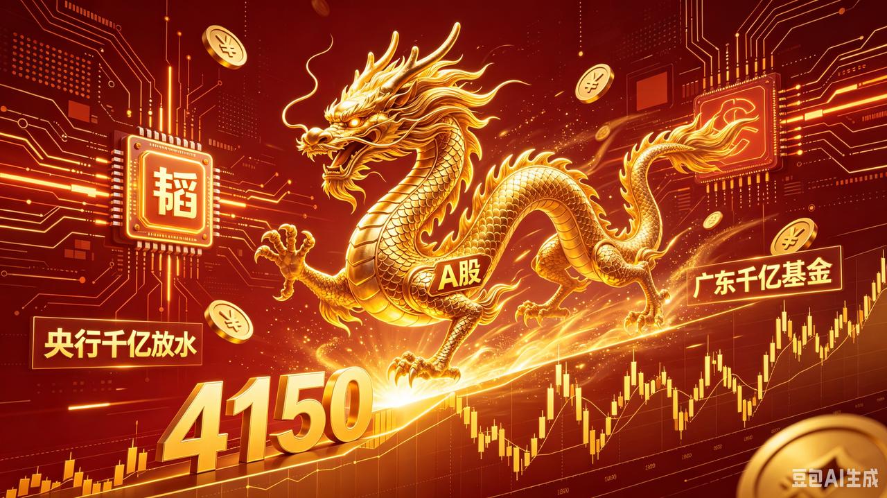A股科技大牛市主升浪，现在才刚刚开始！
华为韬定律 央行放水 广东千亿基金 硬科