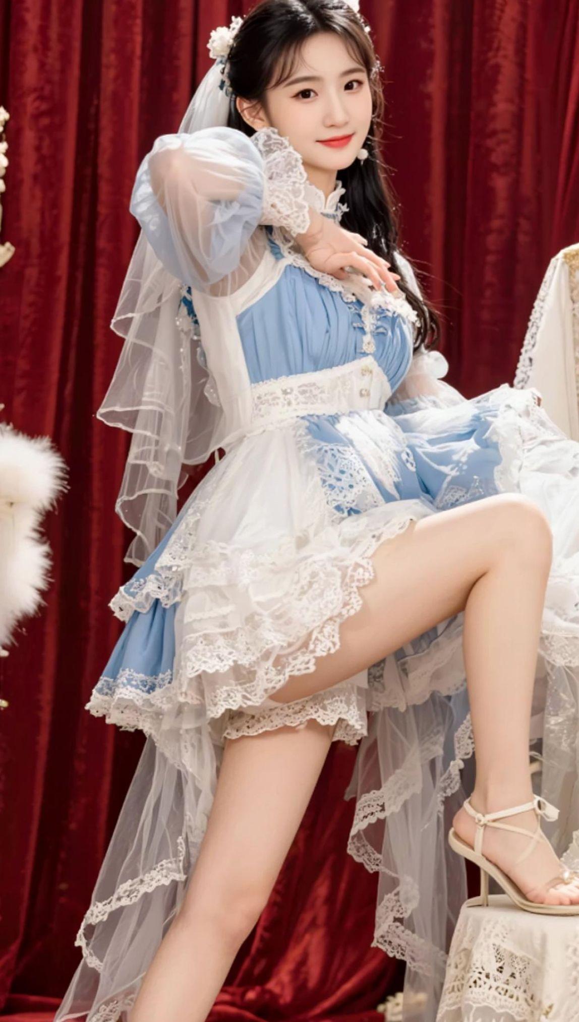 AI洛丽塔舞台照