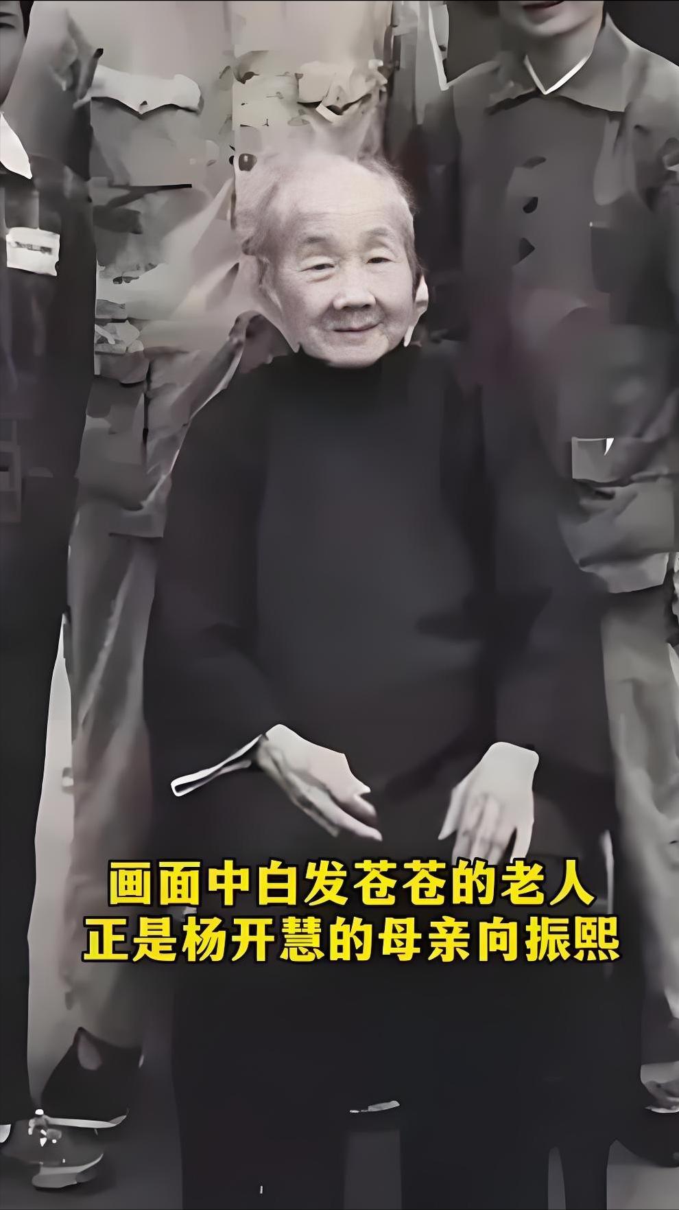 [中国赞]解放后，杨开慧的母亲向振熙老人跪地痛哭，她哭的不是逝去的女儿，而是替那