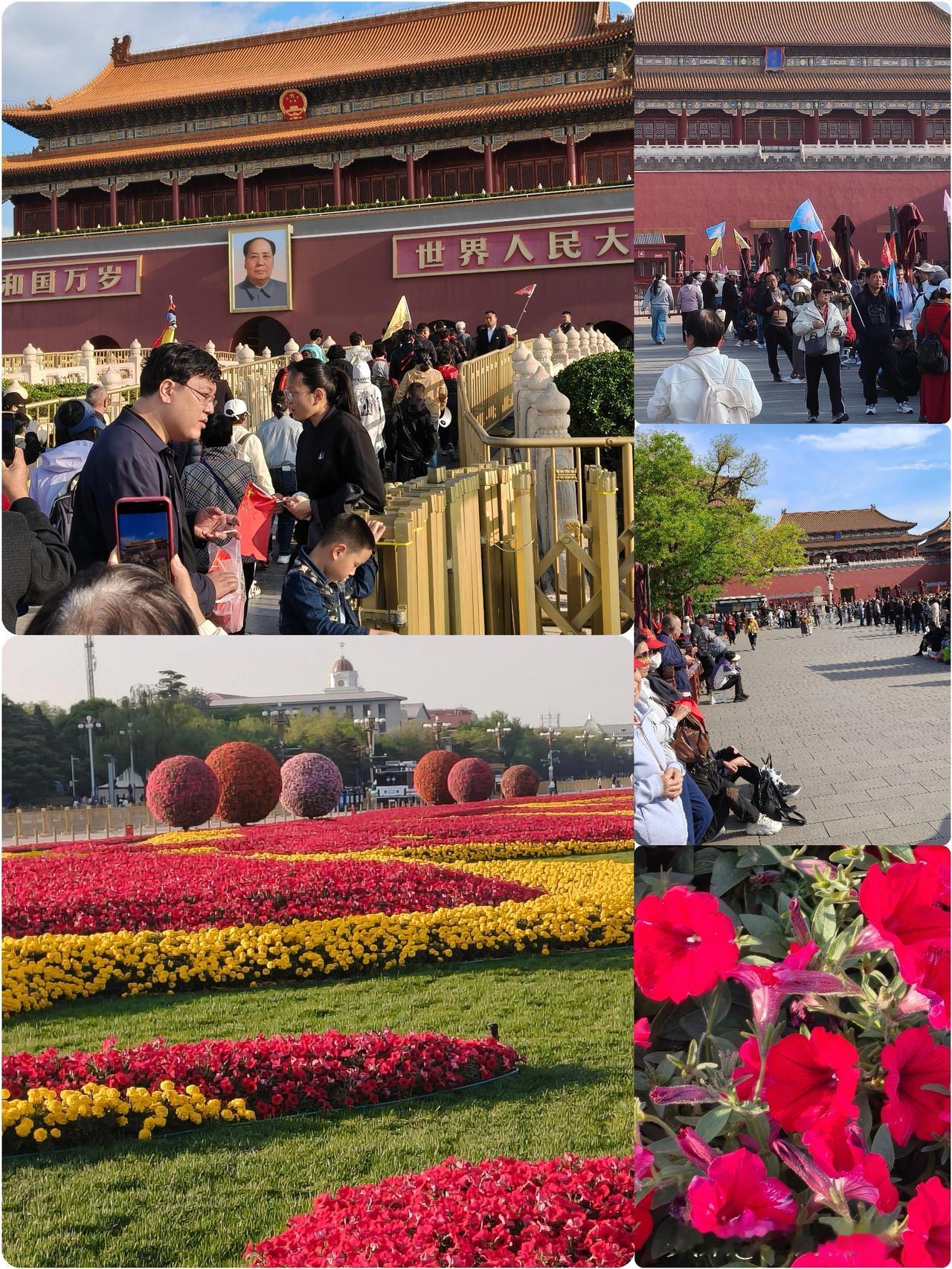 今年是2026年，
终于游玩了心心念念的北京城！

站在天安门广场，
红墙黄瓦的