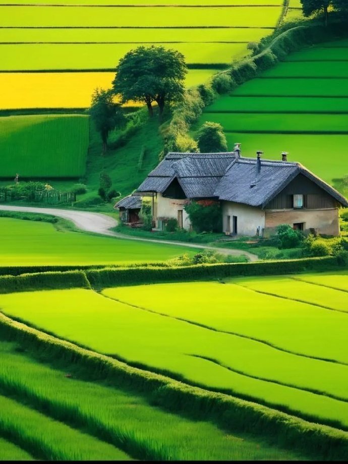 农村的风景太美了，太治愈了！ ​ ​​​