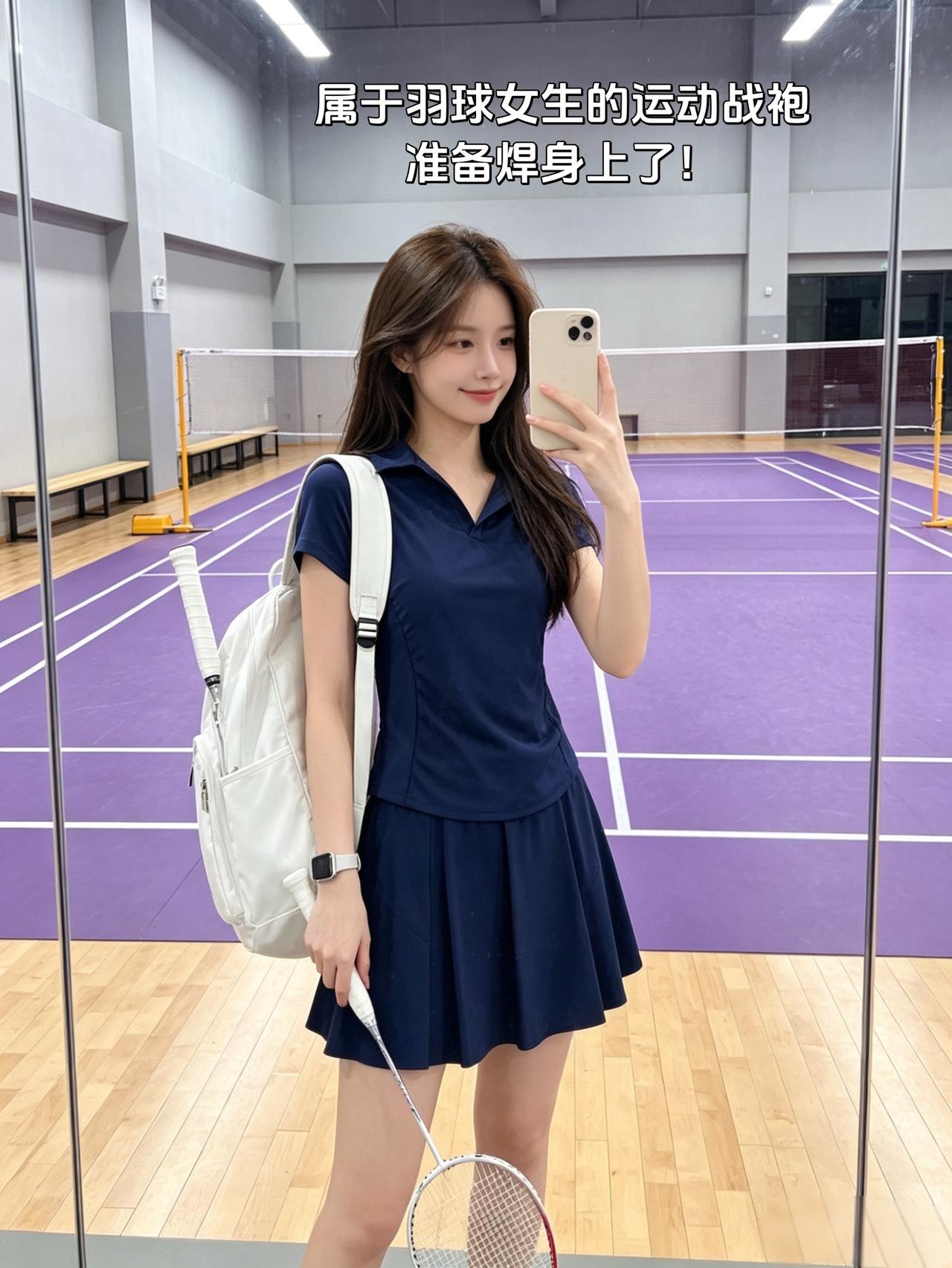 属于羽球女生的运动战袍
准备焊身上了！