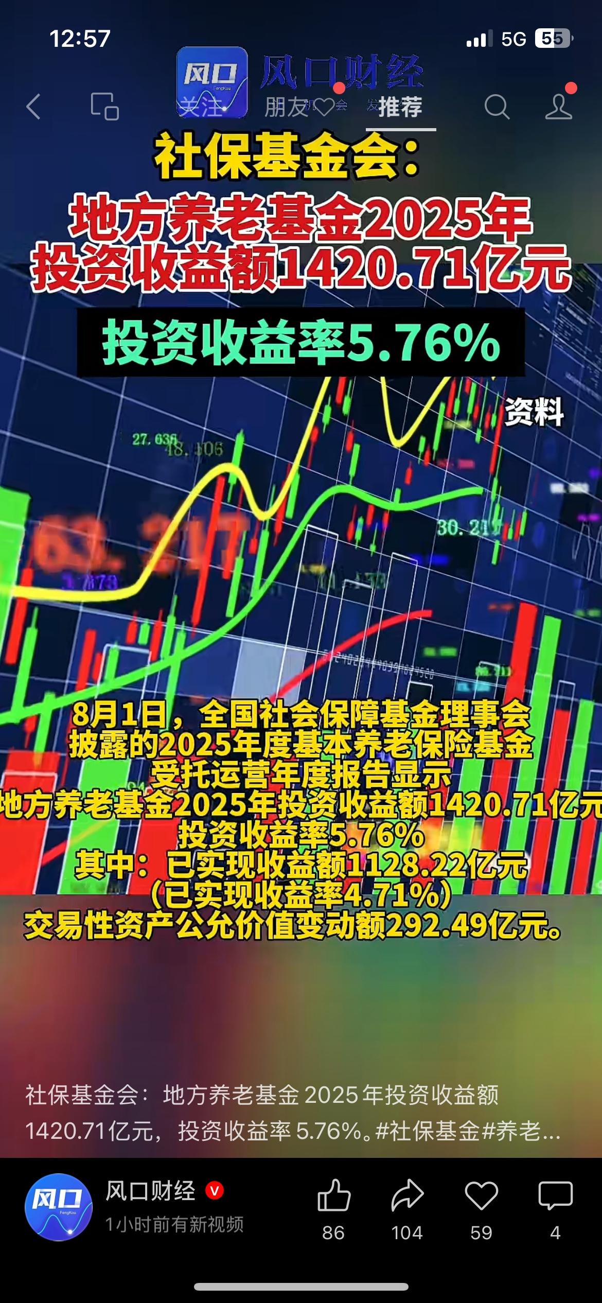 2025地方养老基金大赚，全年投资收益1420.71亿
所有缴社保、关心养老金的