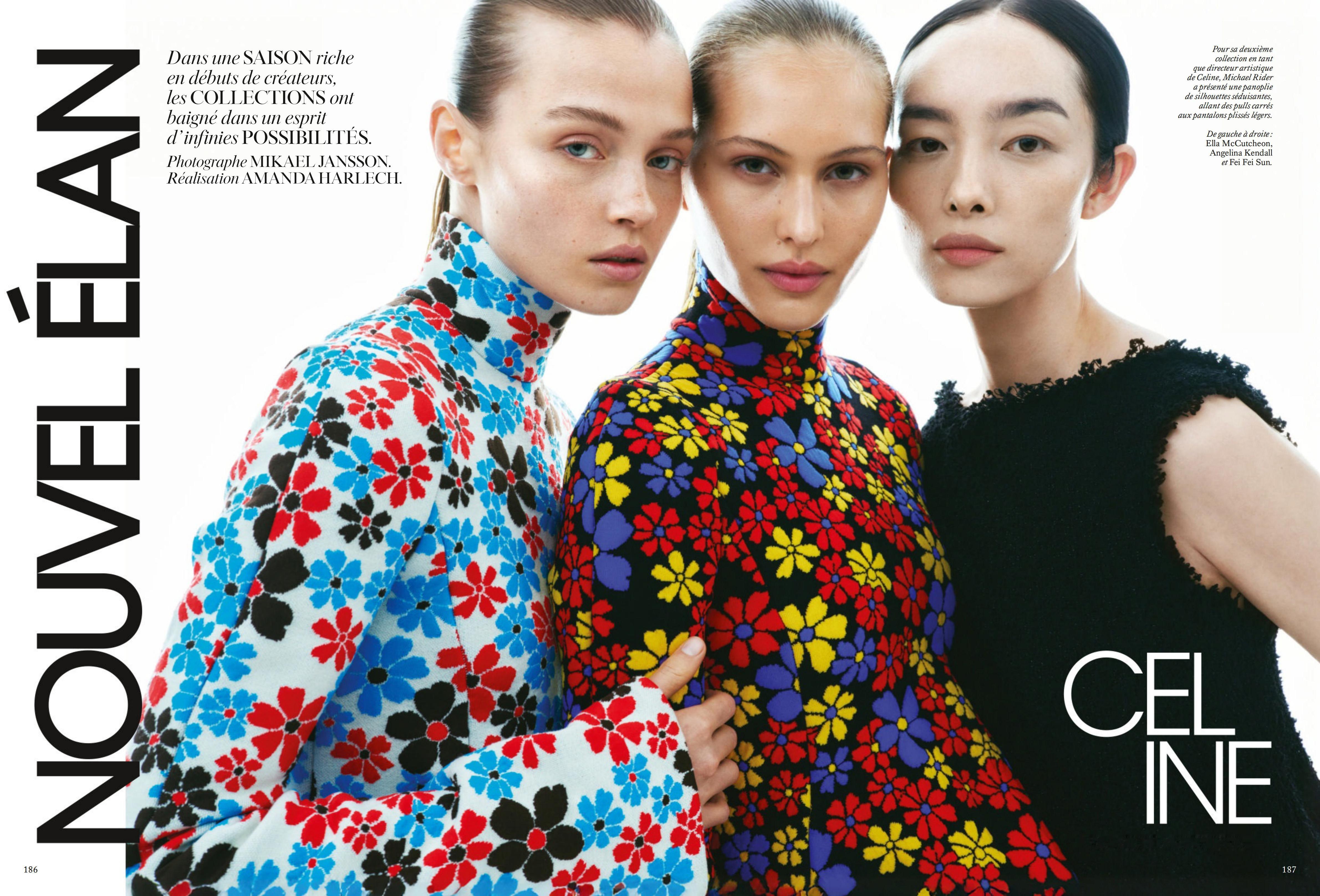 VOGUE 年末十二月刊的全球企划共享大片 ，网罗了 Celine 、Dior 