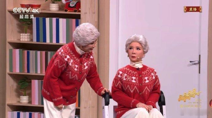 蔡明仿生机器人毛孔级特写蔡明机器人特写春晚这波真的赢麻了！蔡明老师仿生机器人造型