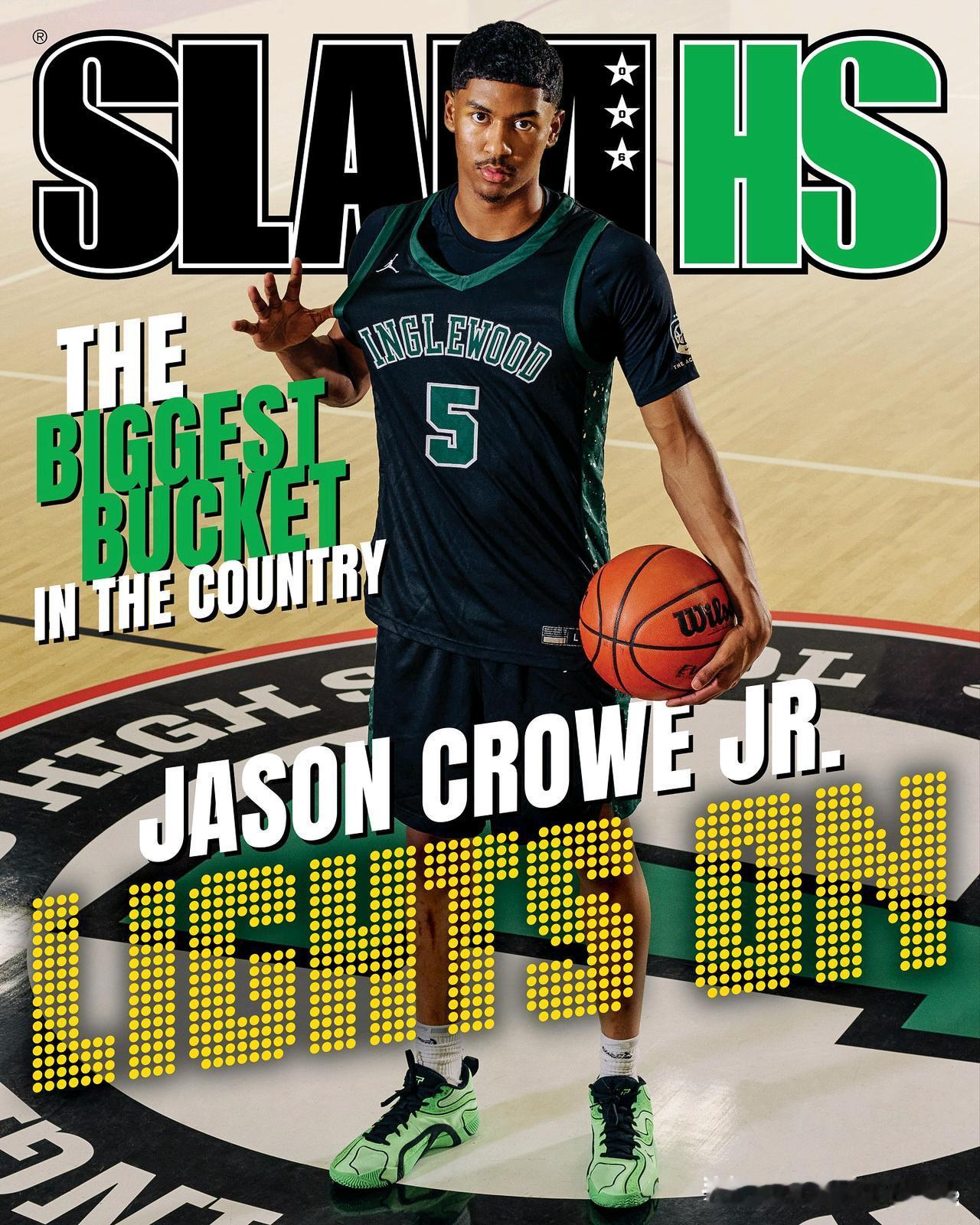 密苏里大学后卫Jason Crowe Jr登上SLAMHS高中版杂志封面，他还差