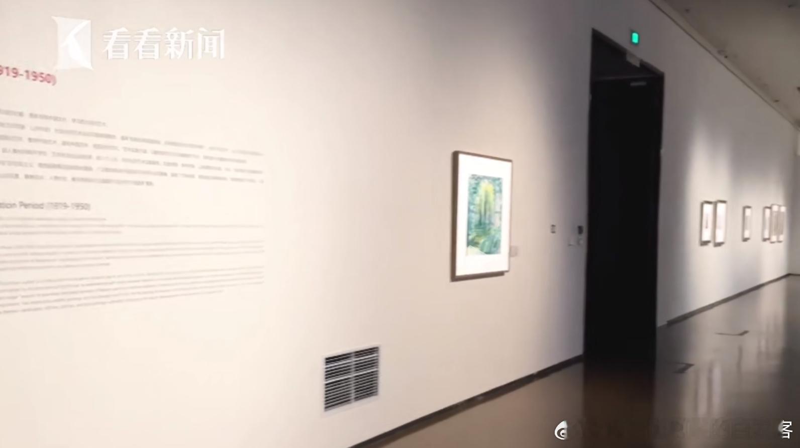 #中国式风景##林风眠吴冠中艺术大展# ​的策展人说，林风眠第一展厅把《春天》放