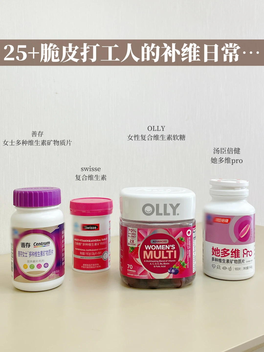 脆皮打工人｜吃完几款女维后的感受