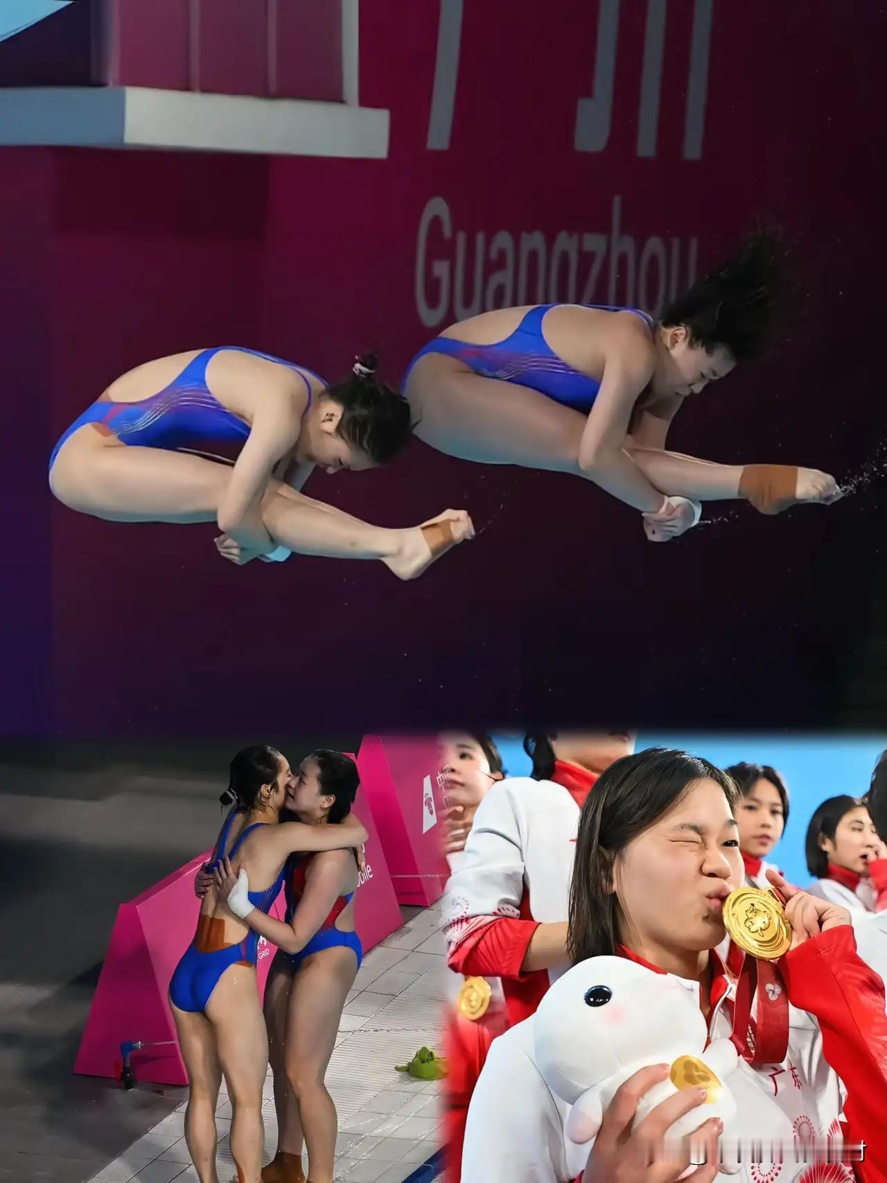 不知道全红婵的粉丝们有没有注意到一个细节？就在昨天的比赛现场，陈若琳也亲临现场，