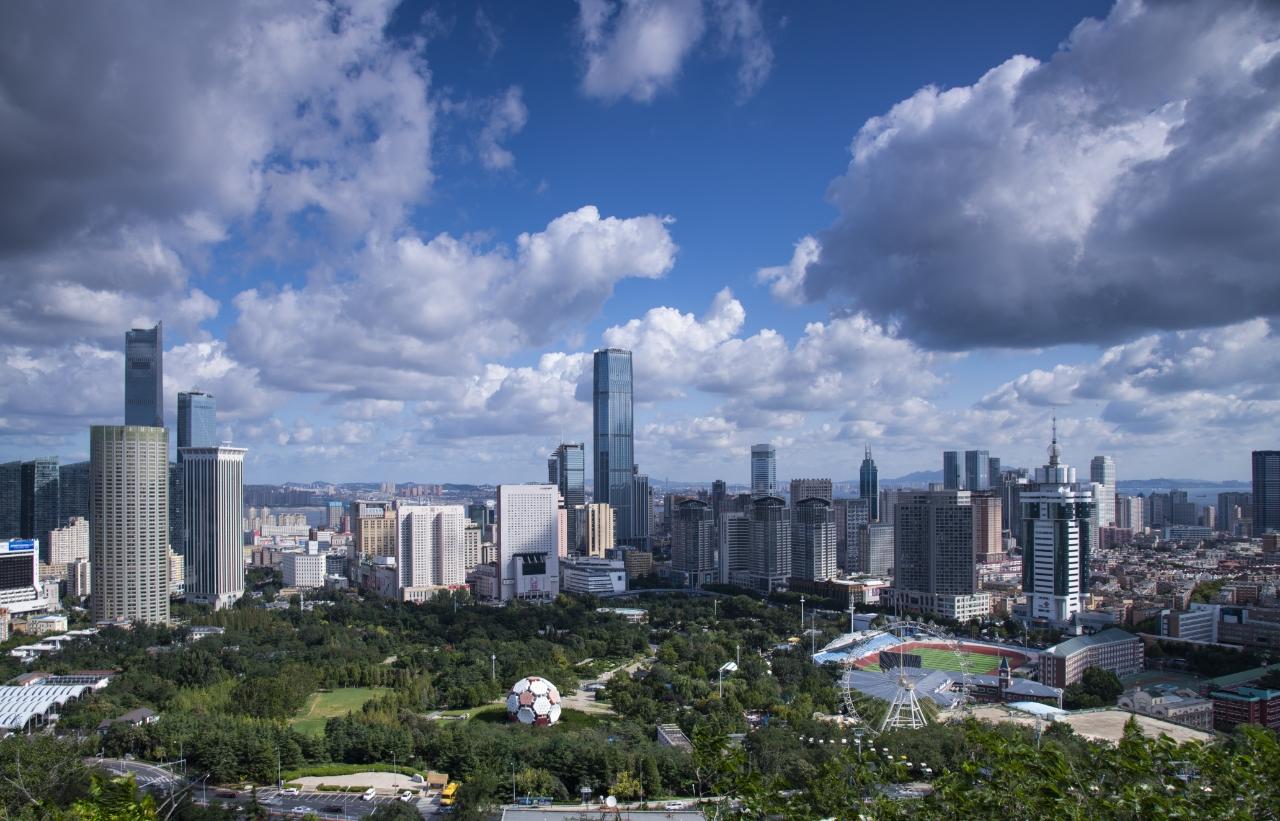 城市风景 今天的天空特别美