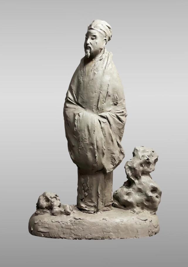 青岛市雕塑馆已举办全国重点高校美术院系艺术作品展赏析之《文学家欧阳修》-2023