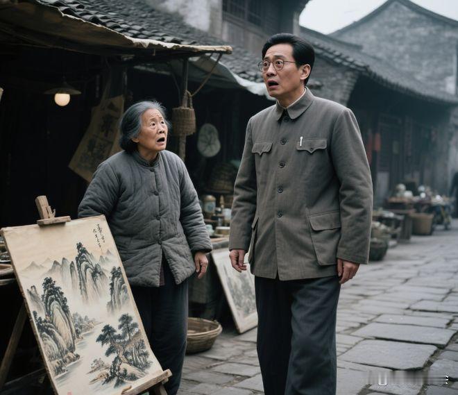 1952年，北大一教授，路遇一女子贩卖字画，他随手拿起一幅打开，却忽然脸色大变，