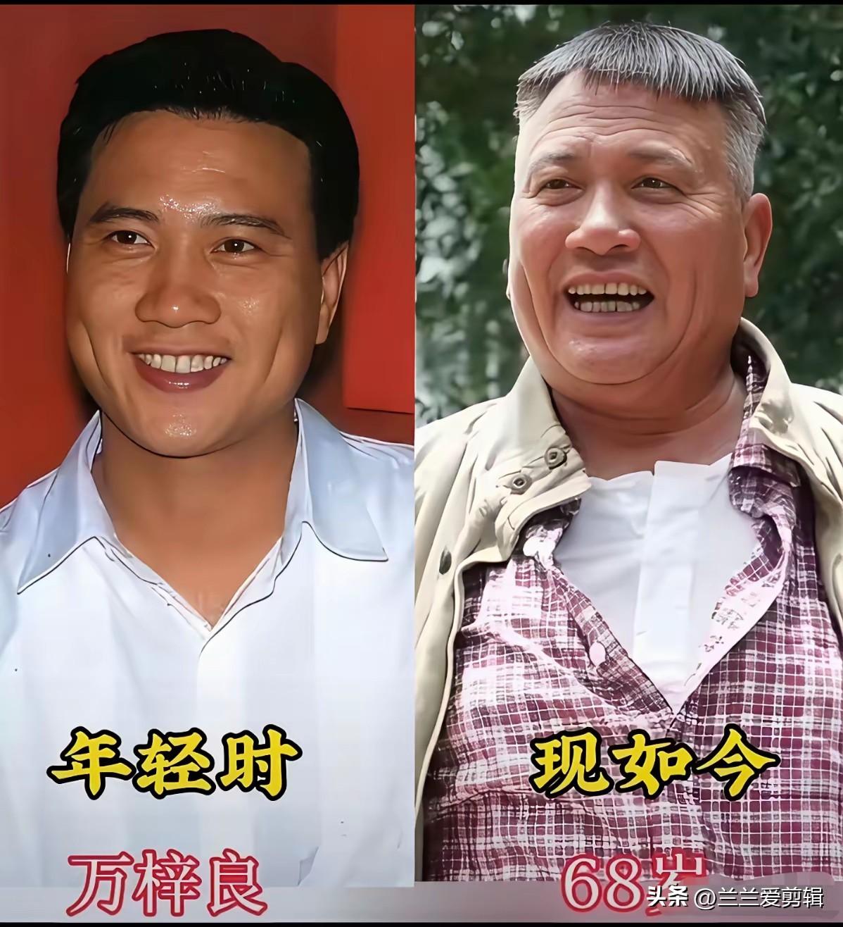 老牌男星今昔对比差距十足，就拿万梓良来说，岁月改变太多模样。年轻时的他身姿挺拔、