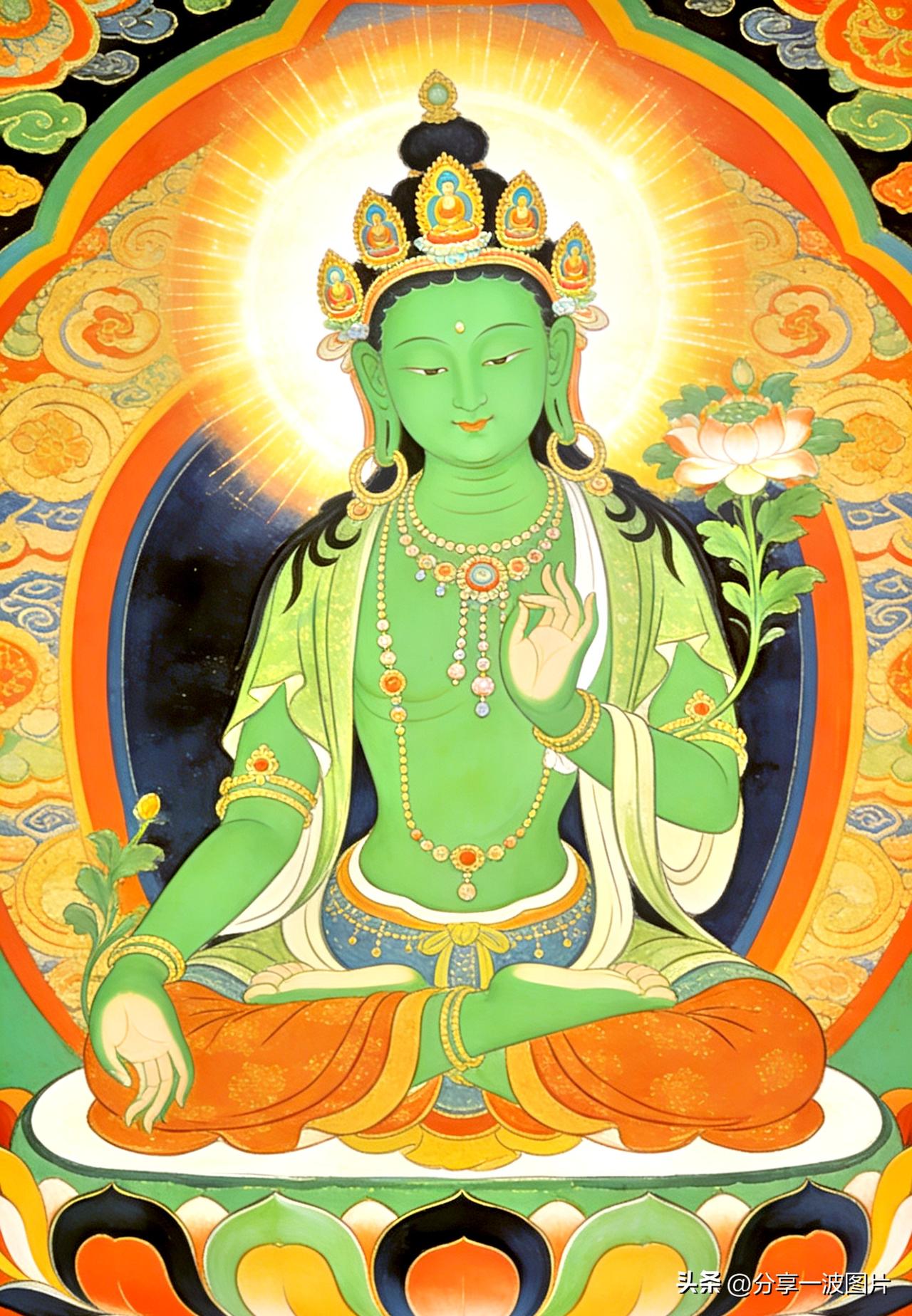 绿度母菩萨