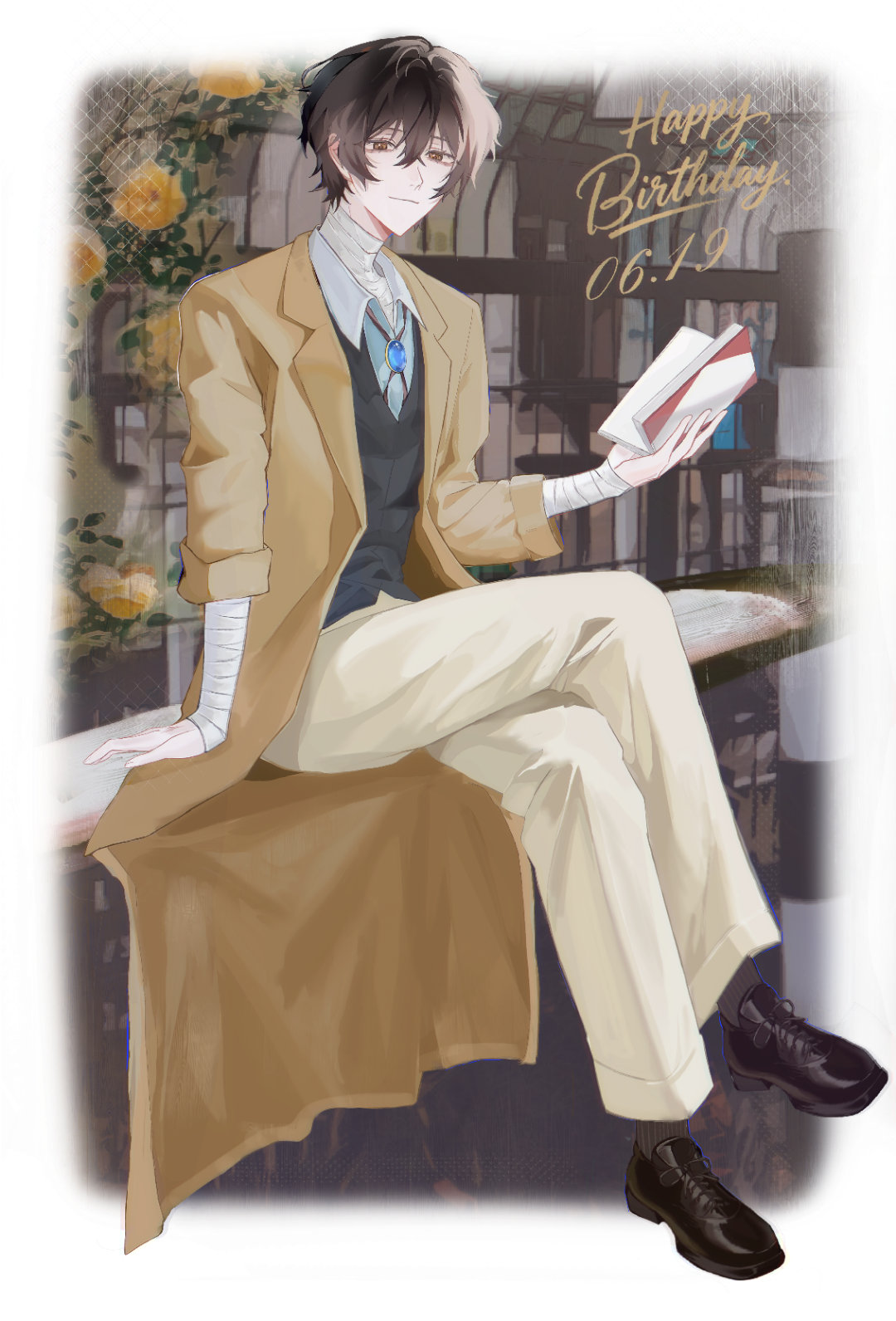 文豪野犬太宰治文豪野犬太宰治0619生日快乐🌹等到玫雨时节6月20日【22:0