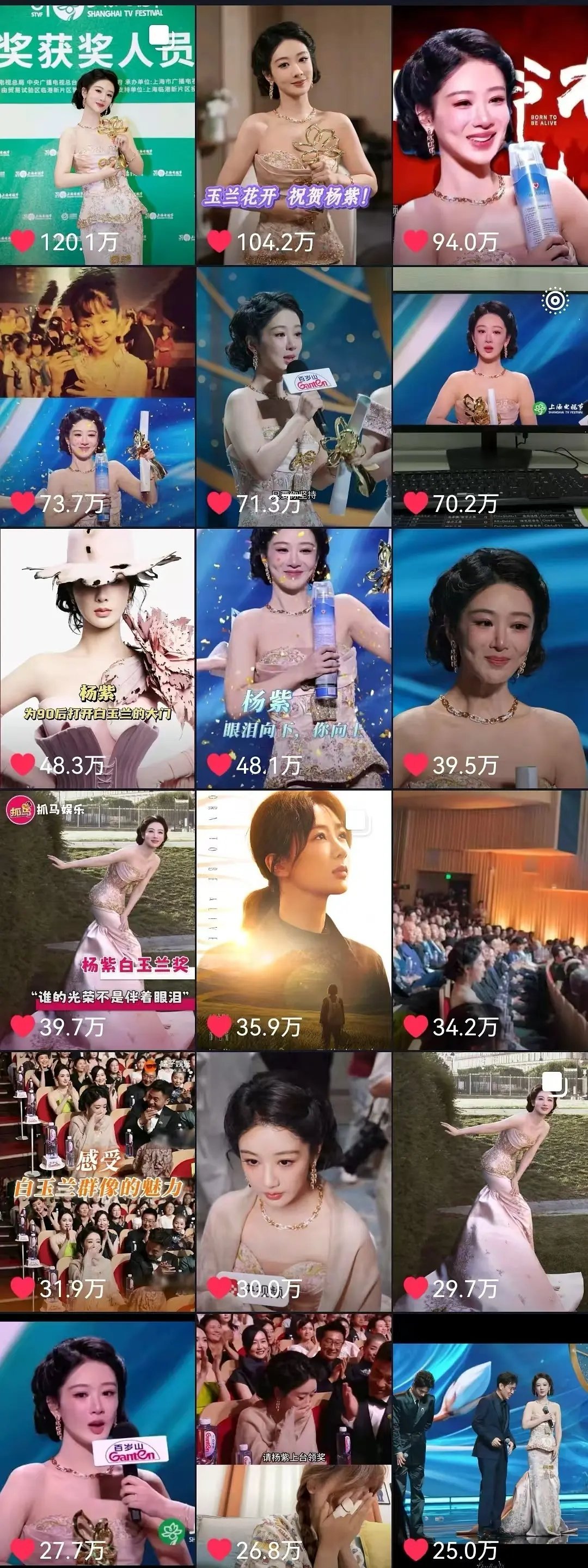 白玉兰下沉市场可以在下沉市场搜杨紫唱的歌声与微笑，感受经济上行的力量。 