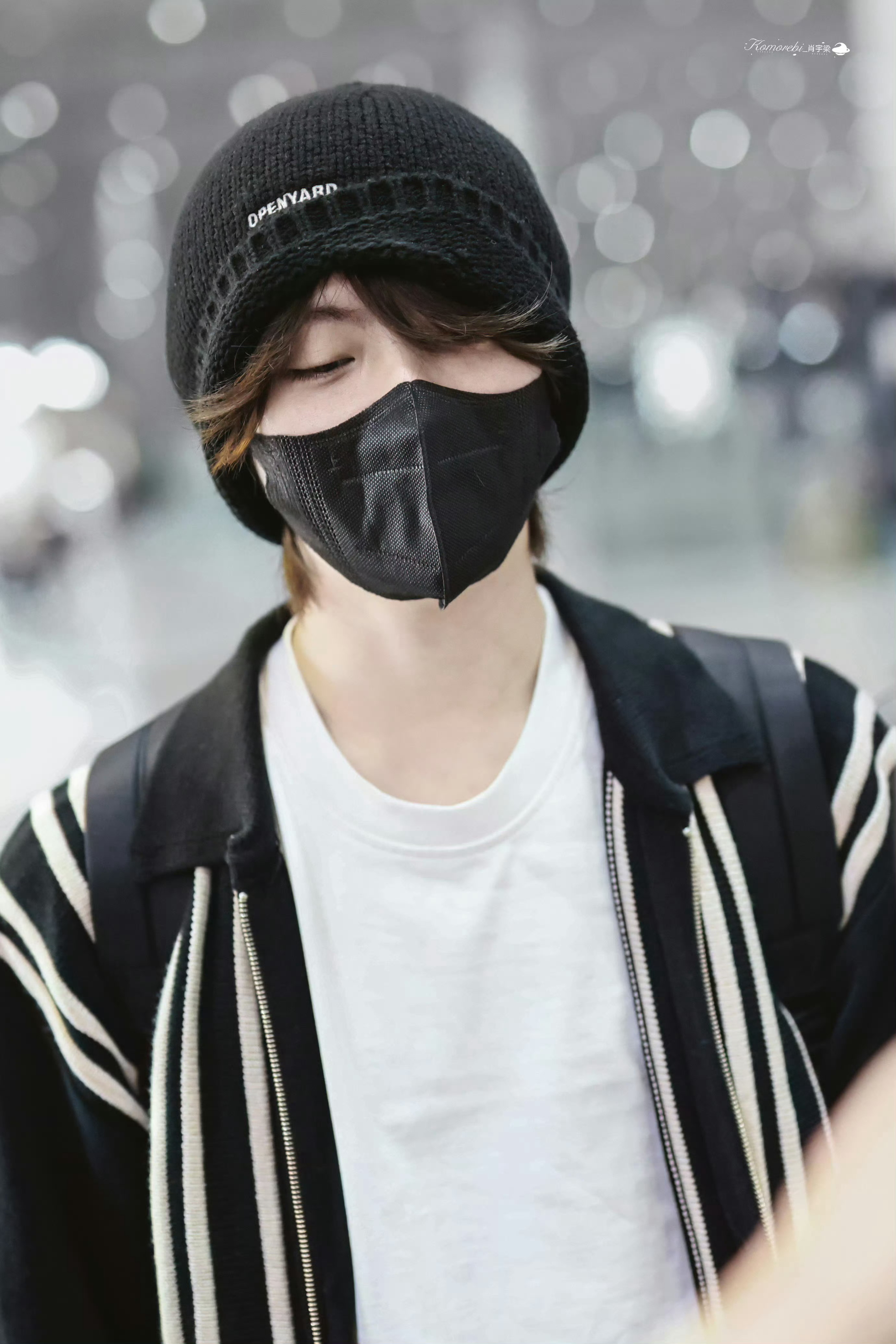 肖宇梁 很喜欢这组机场冷帽造型，是只酷酷的小猫咪没错了为肖宇梁怦然心动