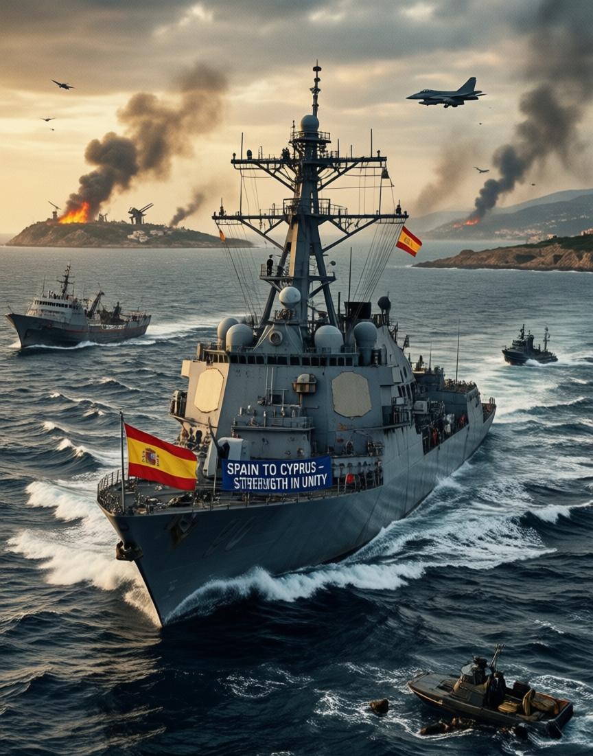 西班牙护卫舰赶赴塞浦路斯，中东那场仗，离欧洲越来越近了

当地时间3月6日，西班