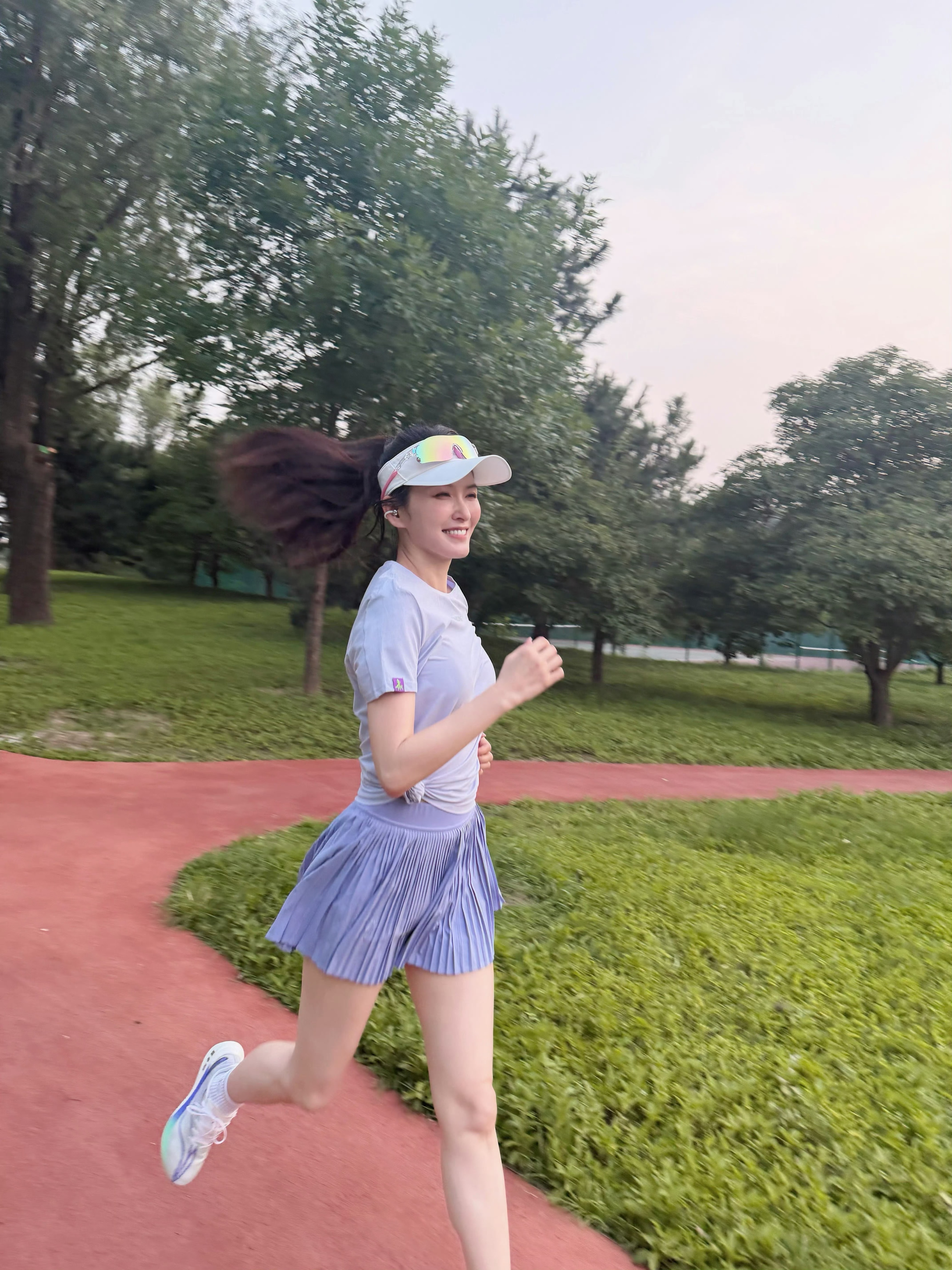 徐洁儿 🏃🏻♀️ 户外跑步live图 
