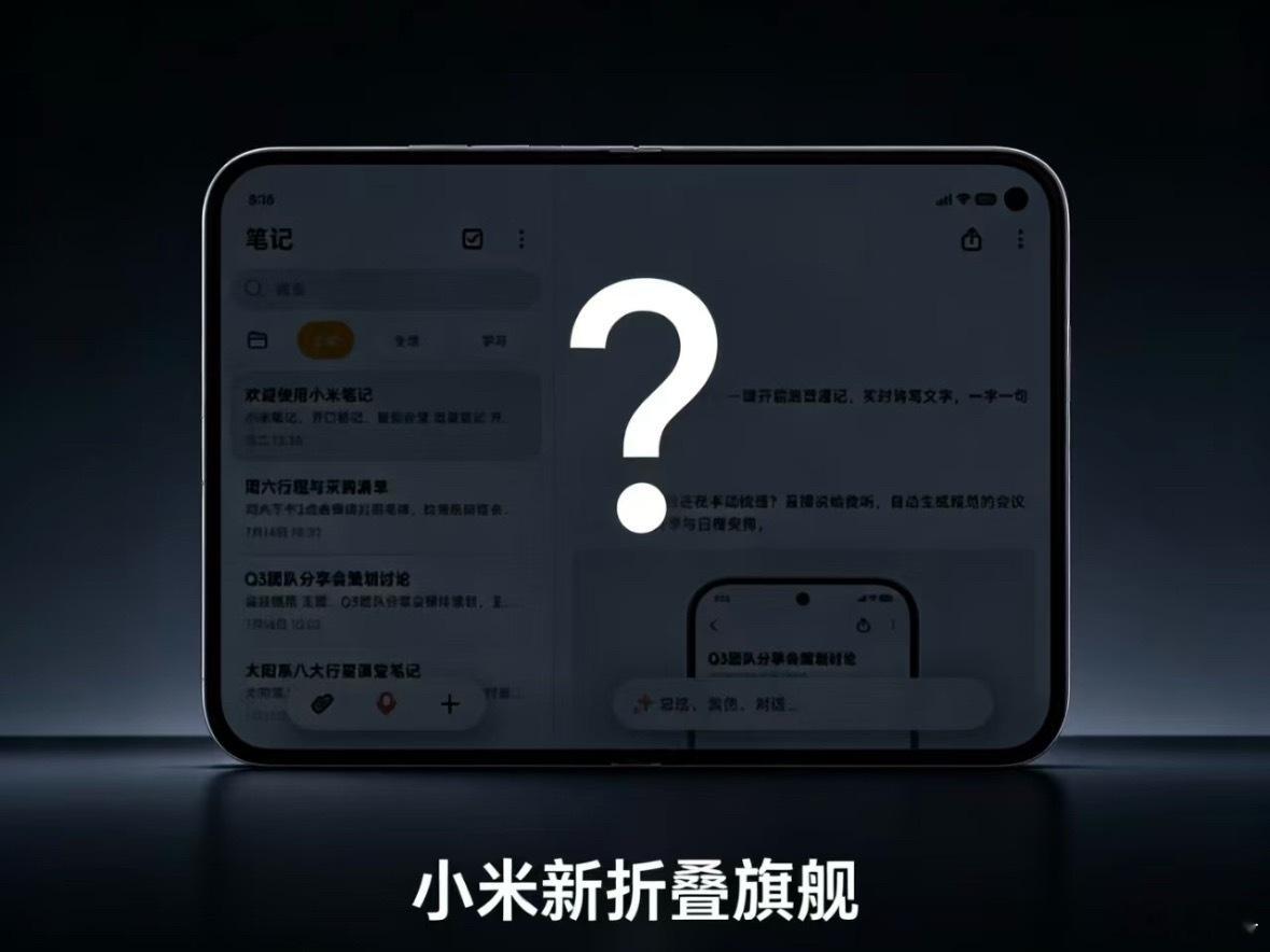 小米18Fold小米18 Fold必然是小米一款战略意义远大于产品本身的里程碑式
