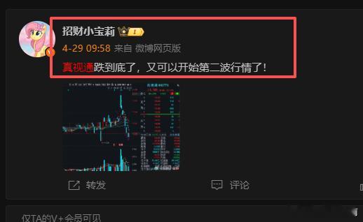 真视通的二浪能不能继续起飞，继续观察下！宝来冲锋陷阵！ 