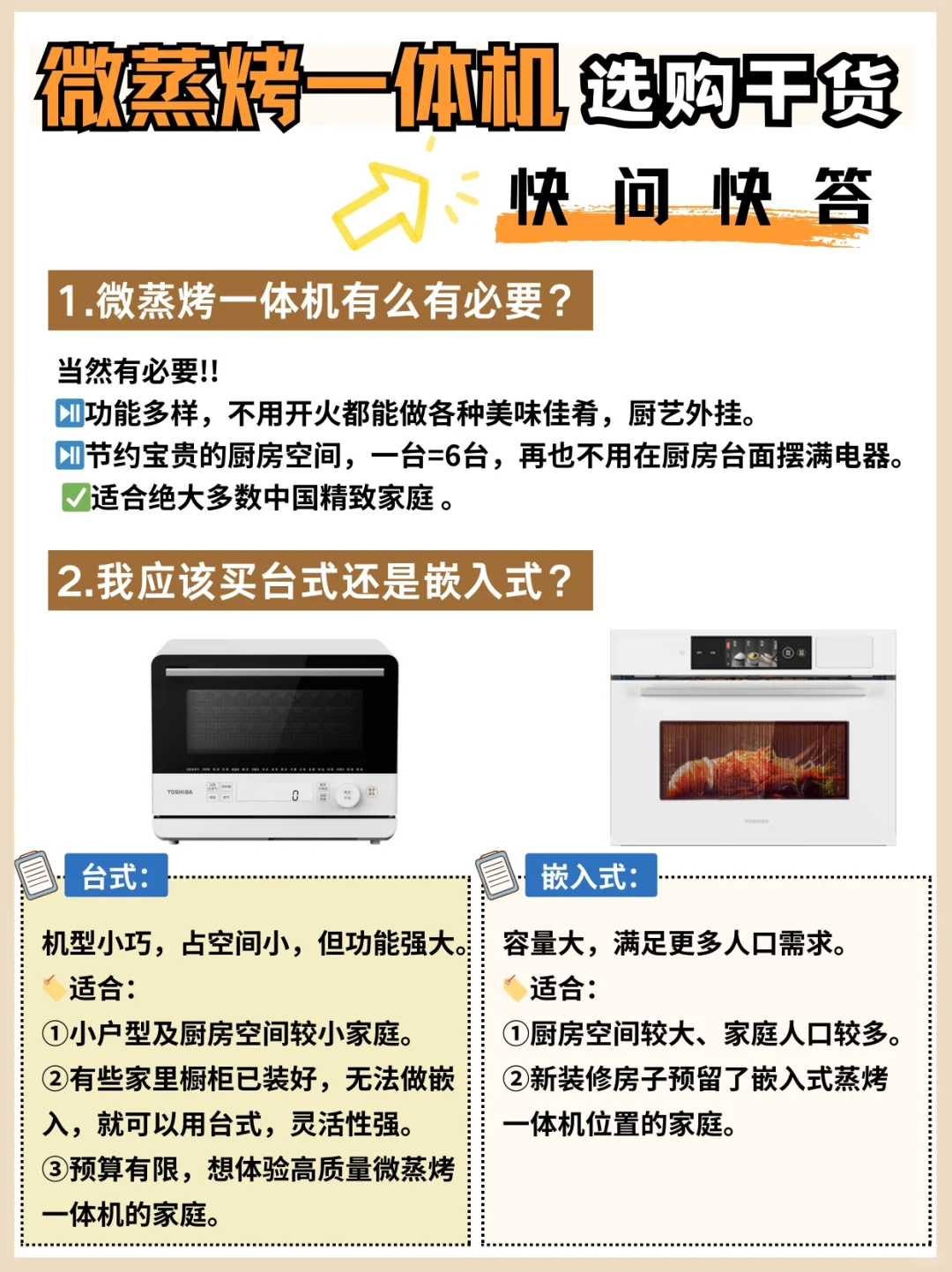 小户型微蒸烤一体机怎么选，宝藏级选购攻略