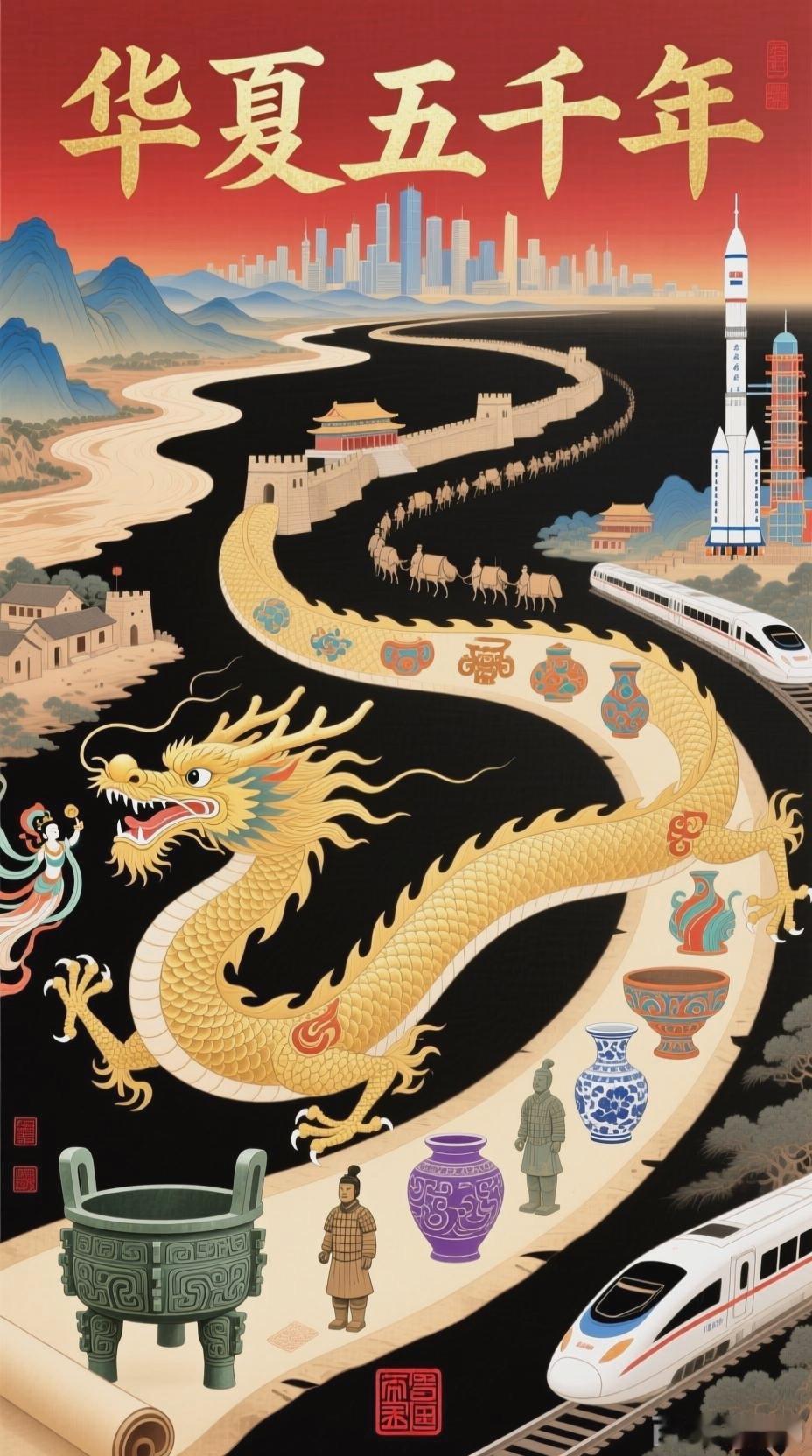 华夏文明最珍贵的，是刻在骨血里的文化韧性与传承智慧。这种特质让我们在王朝更迭、外