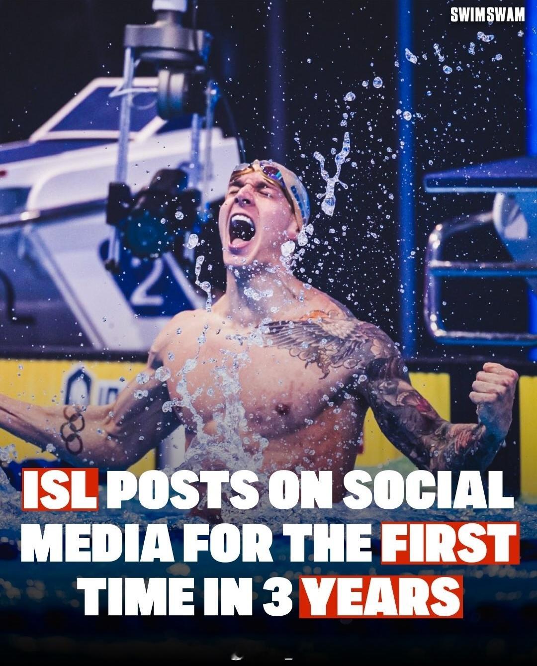 ISL官号停更三年突然诈尸惊动SwimSwam