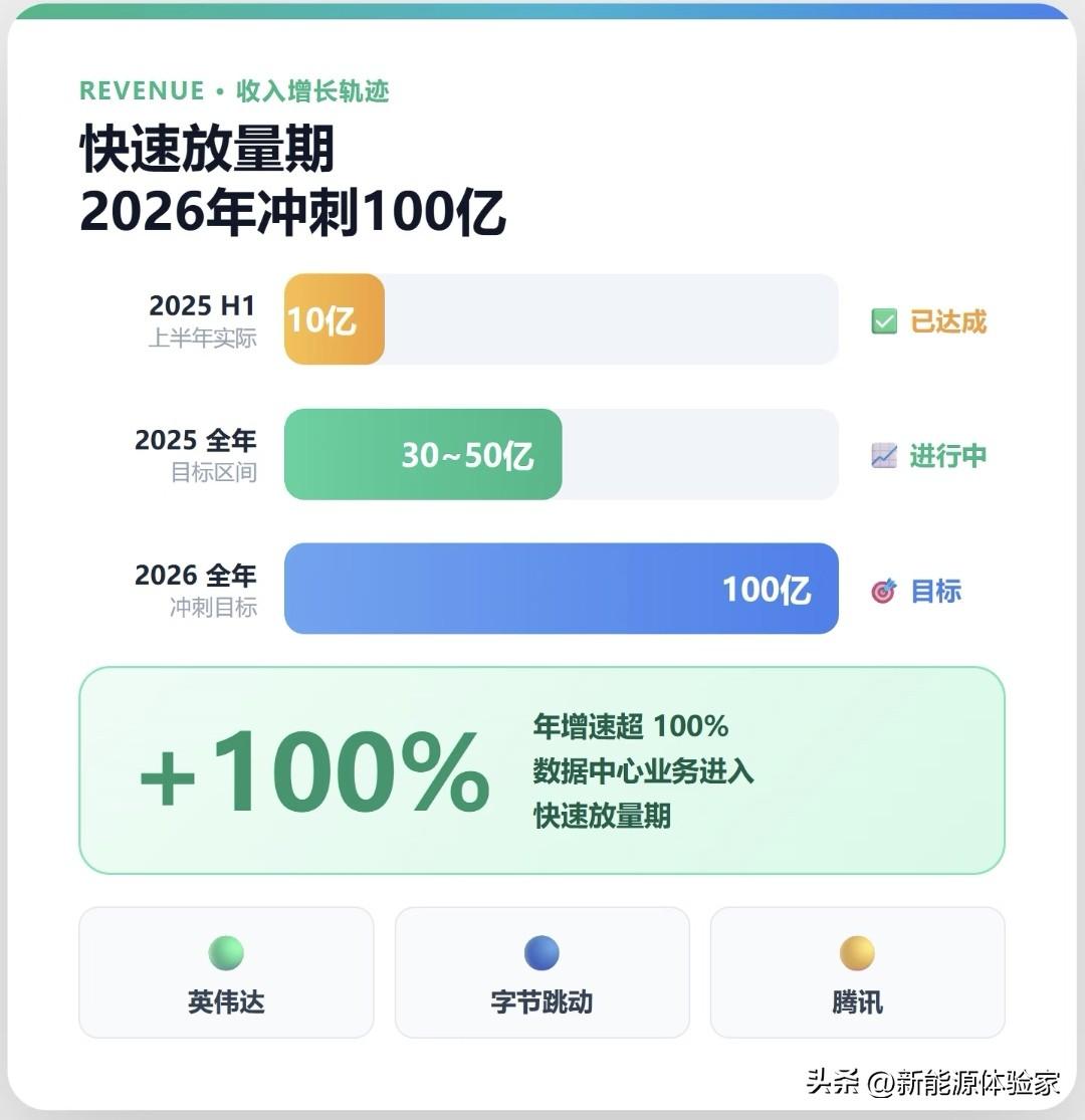 别只盯着比亚迪卖车了！它偷偷把数据中心业务干成了印钞机！
2025上半年直接干到
