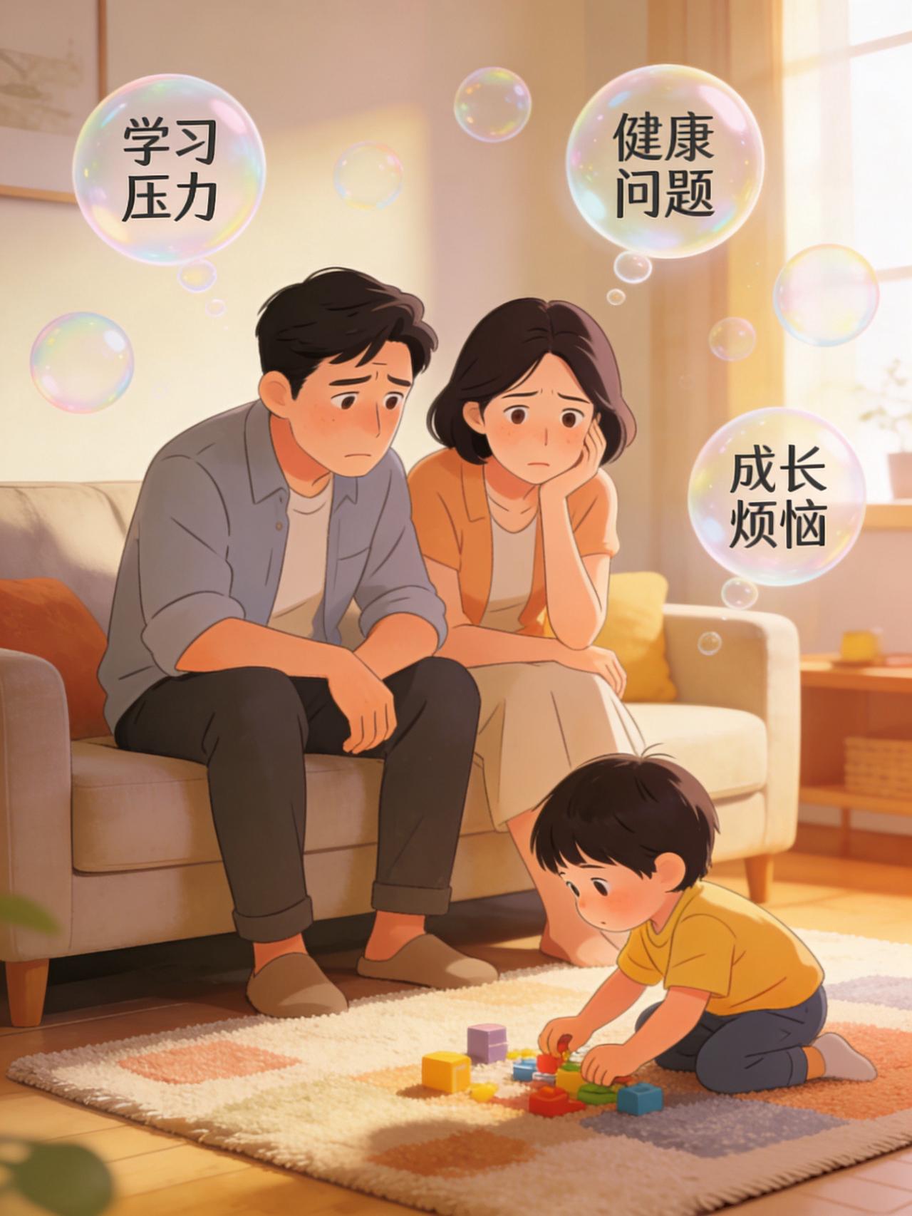 父母养育孩子，为什么放不下焦虑？

说到底，不过是太爱、太怕、太在意。

怕给不