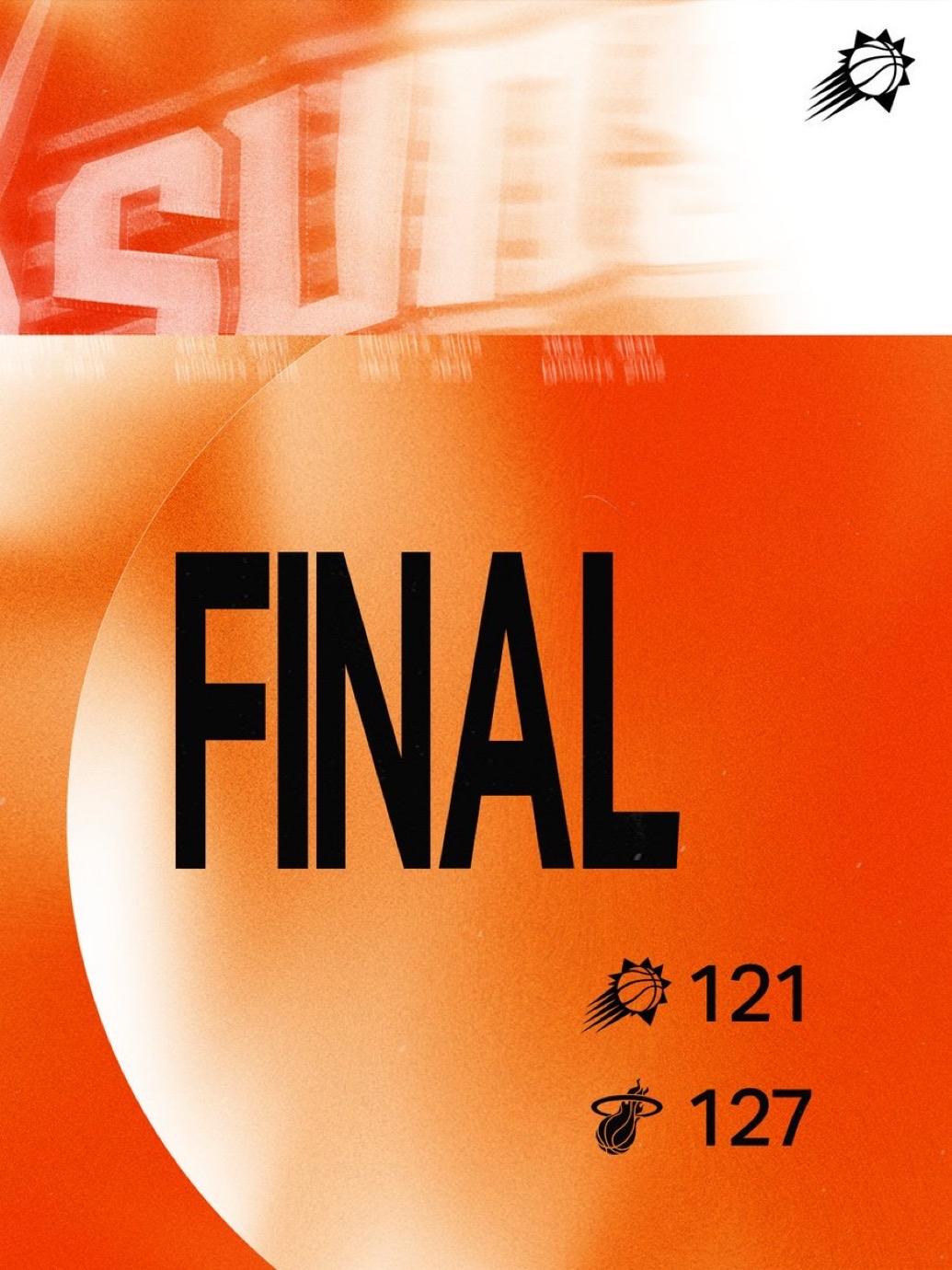 1月14日NBA常规赛战报（7场）：

太阳121-127热火
公牛113-11