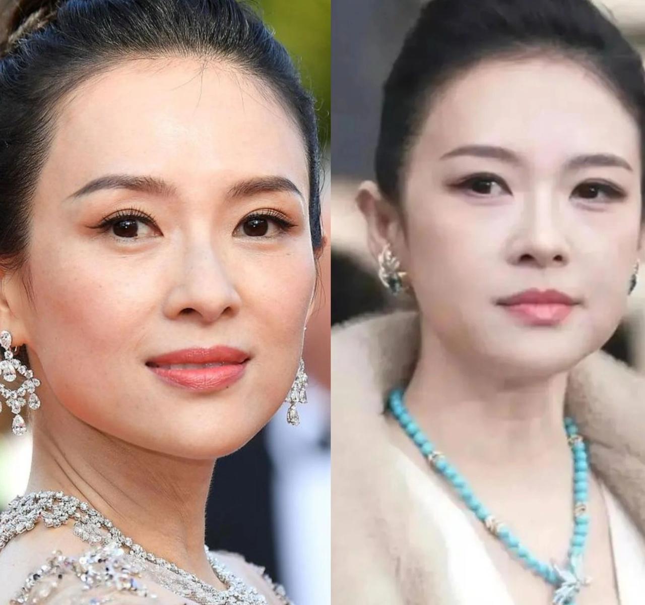 章子怡是怎么做到增重减重20斤切换自由的？章子怡，在四月的出镜中，体态像个发福的