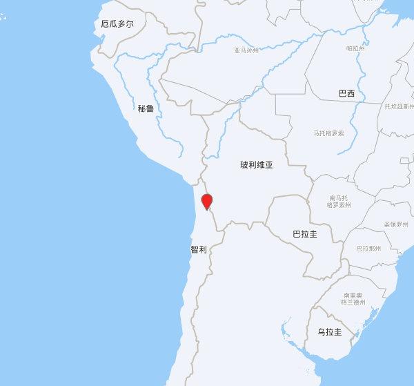 【欧洲地中海地震中心】发布，2025-10-14 16:36:50 在 塔拉帕卡