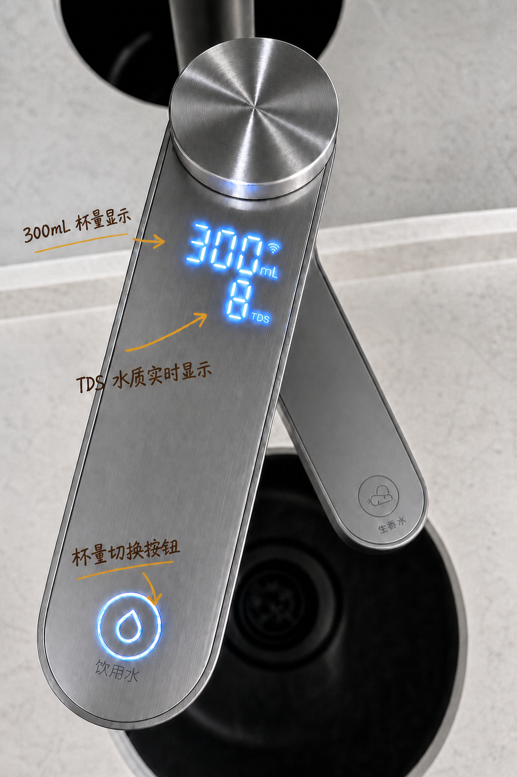 家里每天用水的场景太多了，喝水、接运动水杯、洗水果、做饭前简单清洗，基本都集中在
