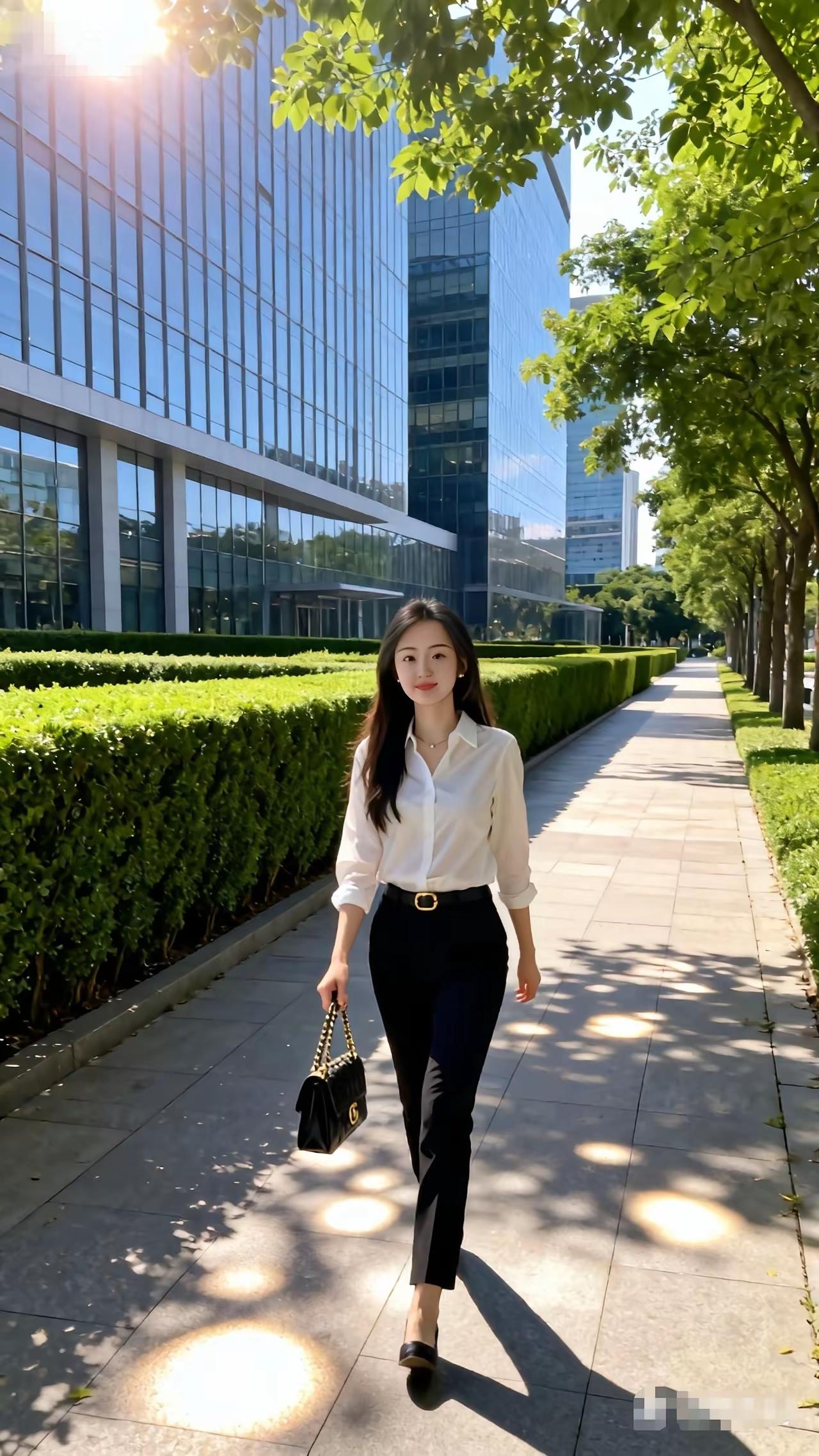 日暖风和，步履轻盈。