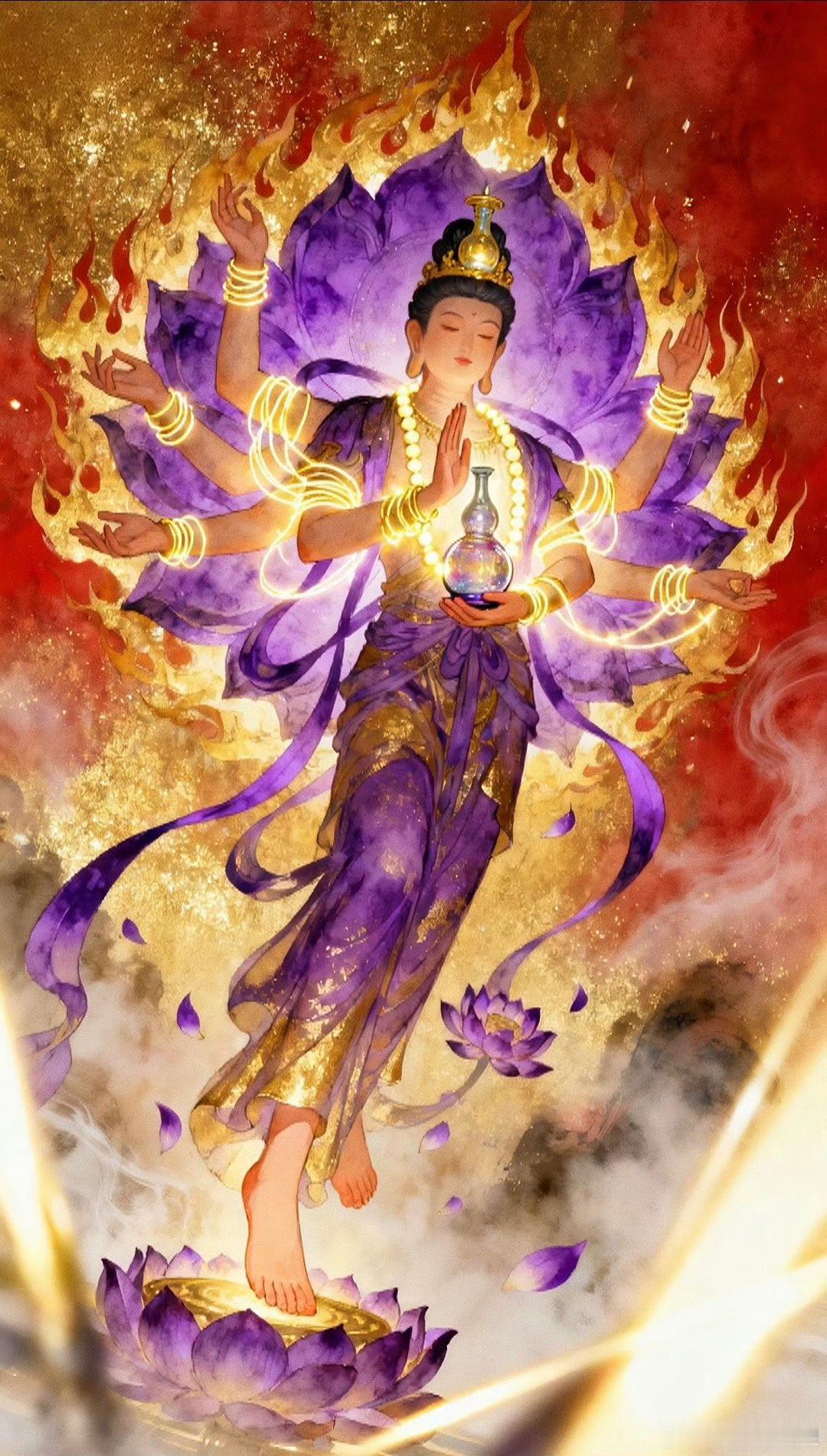 转赞大势至菩萨，恶业重罪都消除  